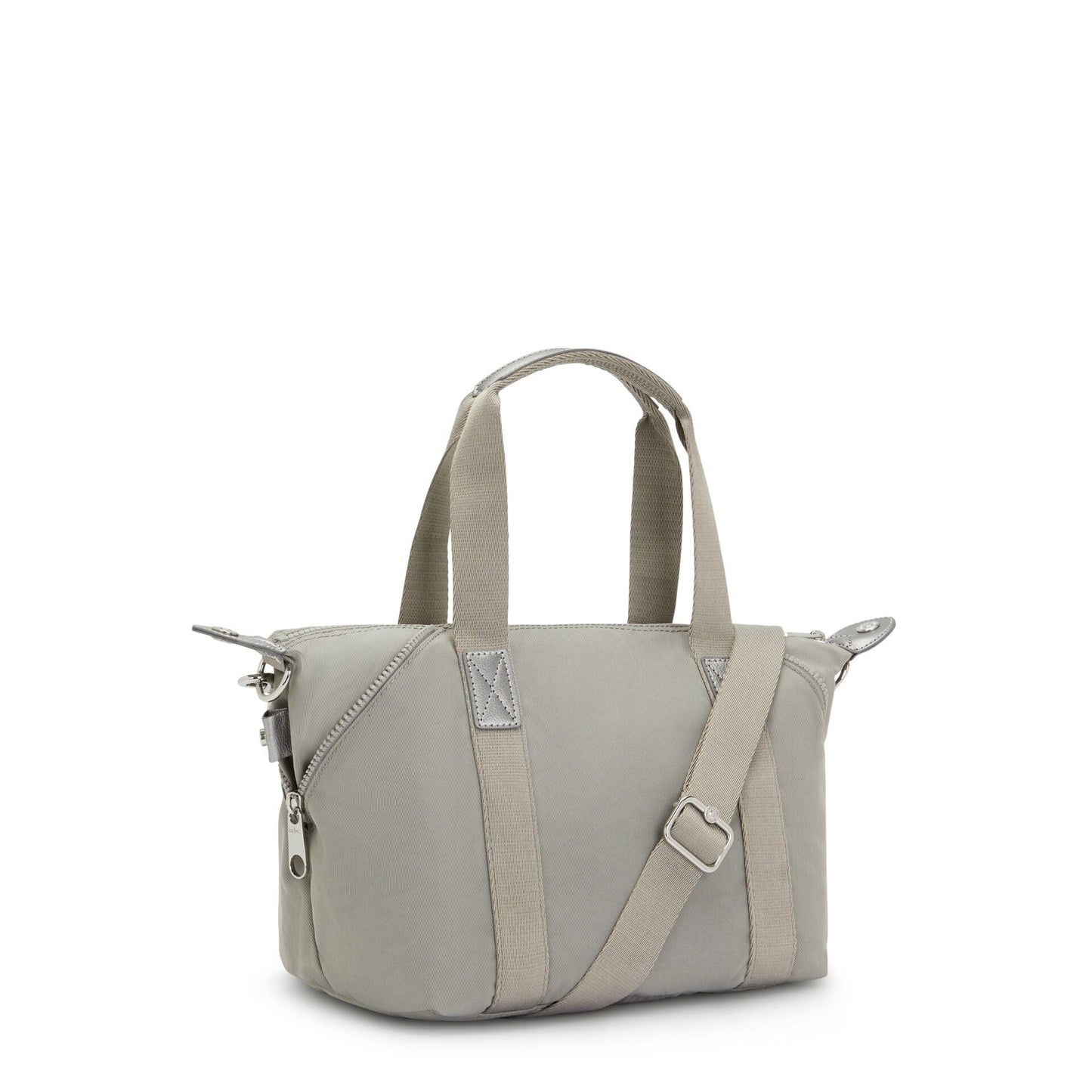 KIPLING-Art Mini-حقيبة يد صغيرة (بحزام كتف قابل للإزالة)-رمادي تقريبًا-I2526-T85