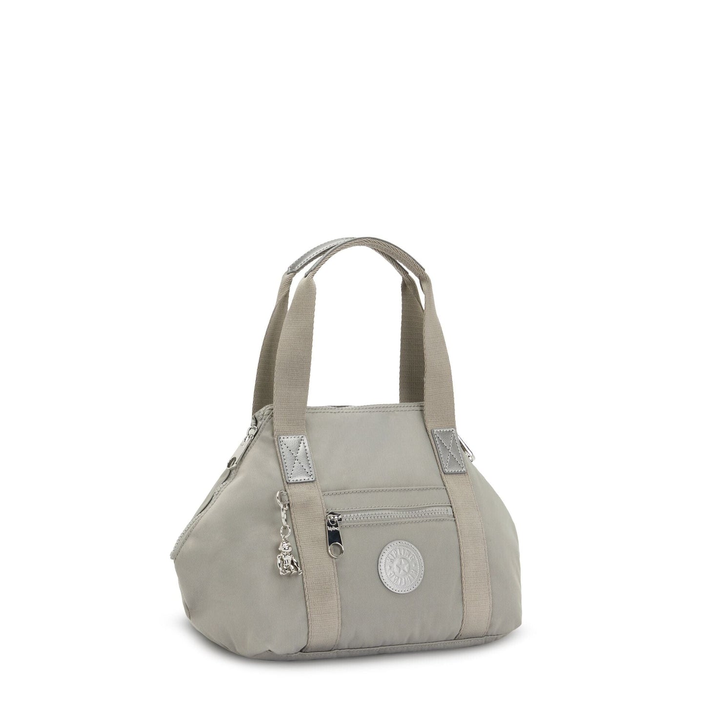 KIPLING-Art Mini-حقيبة يد صغيرة (بحزام كتف قابل للإزالة)-رمادي تقريبًا-I2526-T85