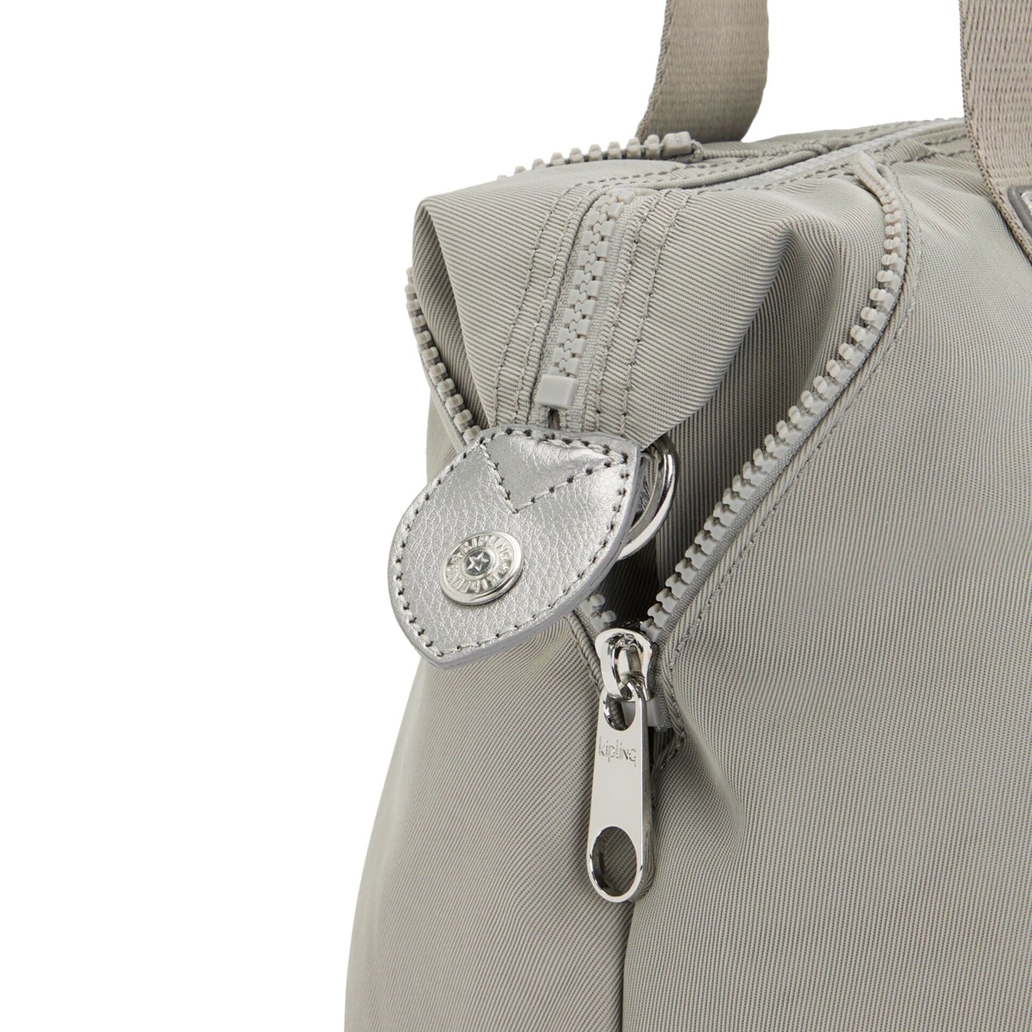 KIPLING-Art Mini-حقيبة يد صغيرة (بحزام كتف قابل للإزالة)-رمادي تقريبًا-I2526-T85