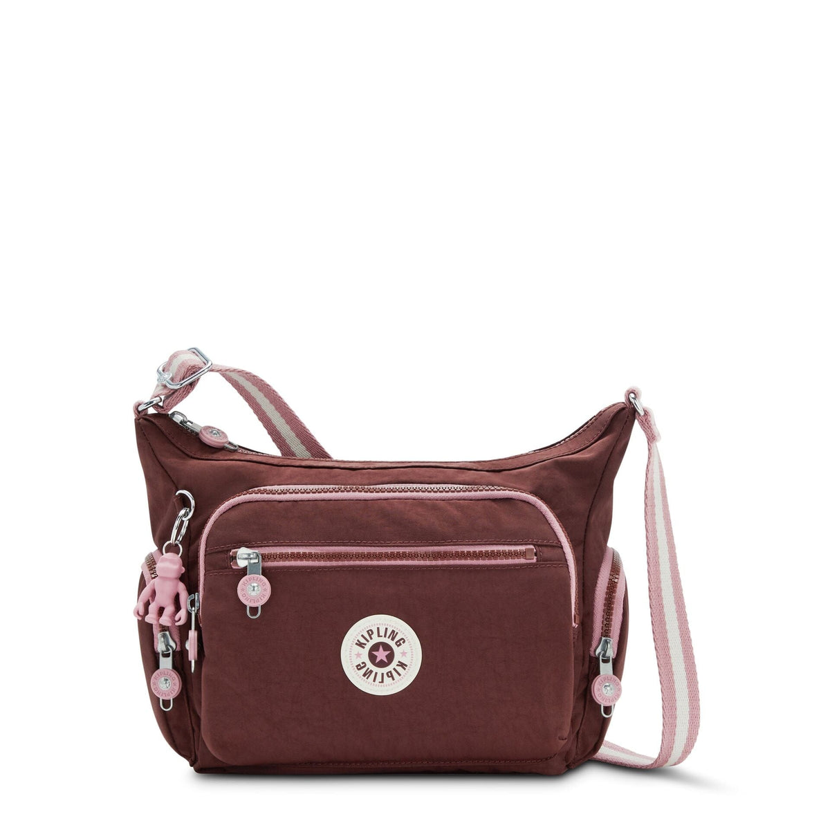 KIPLING-Gabbie S-Small crossbody-Mahogany Bl-I2531-Z00