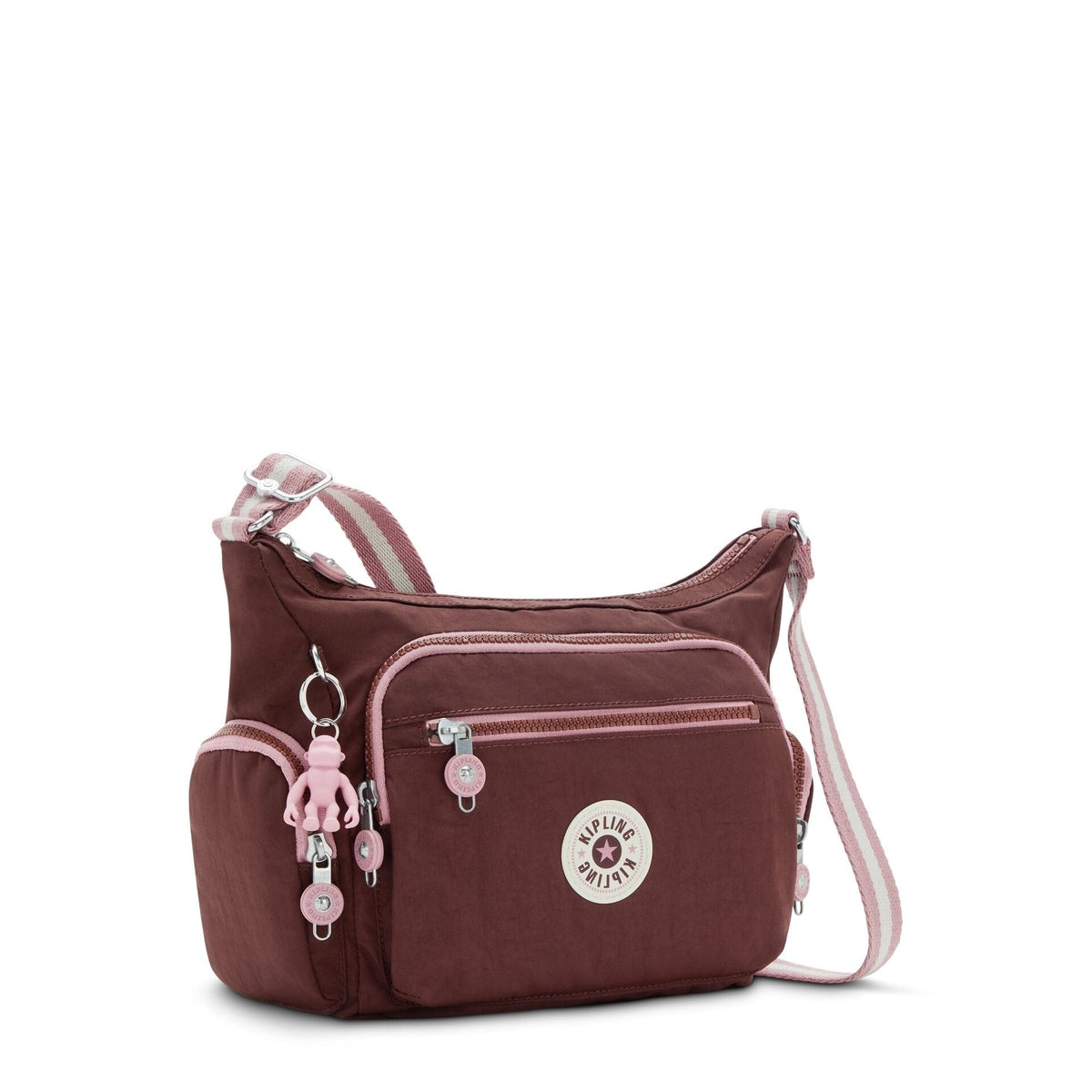 حقيبة KIPLING-Gabbie S-Small crossbody-Mahogany Bl-I2531-Z00