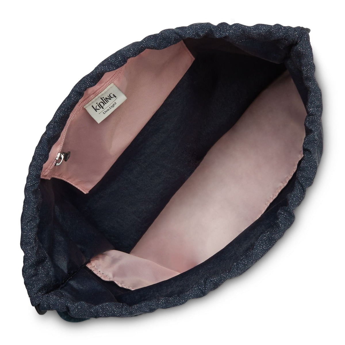 KIPLING-Supertaboo-حقيبة ظهر متوسطة الحجم (بسلك سحب)-لون أزرق لامع-I2825-U18