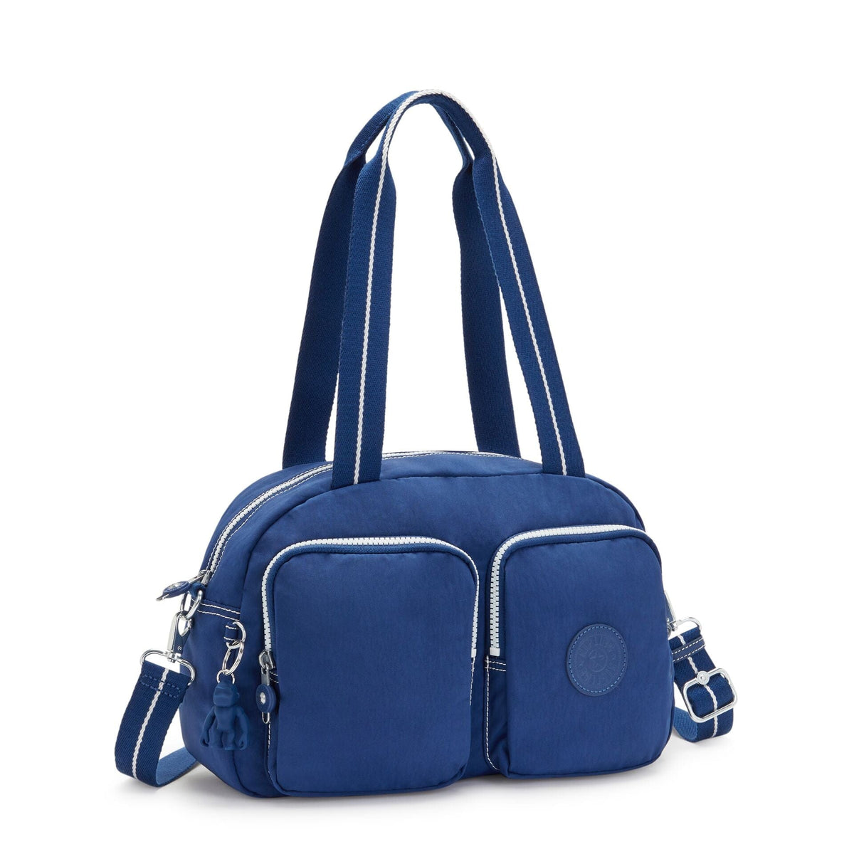 KIPLING-COOL DEFEA-حقيبة كتف متوسطة الحجم (بحزام كتف قابل للإزالة)-أزرق أدميرال-I2849-72I