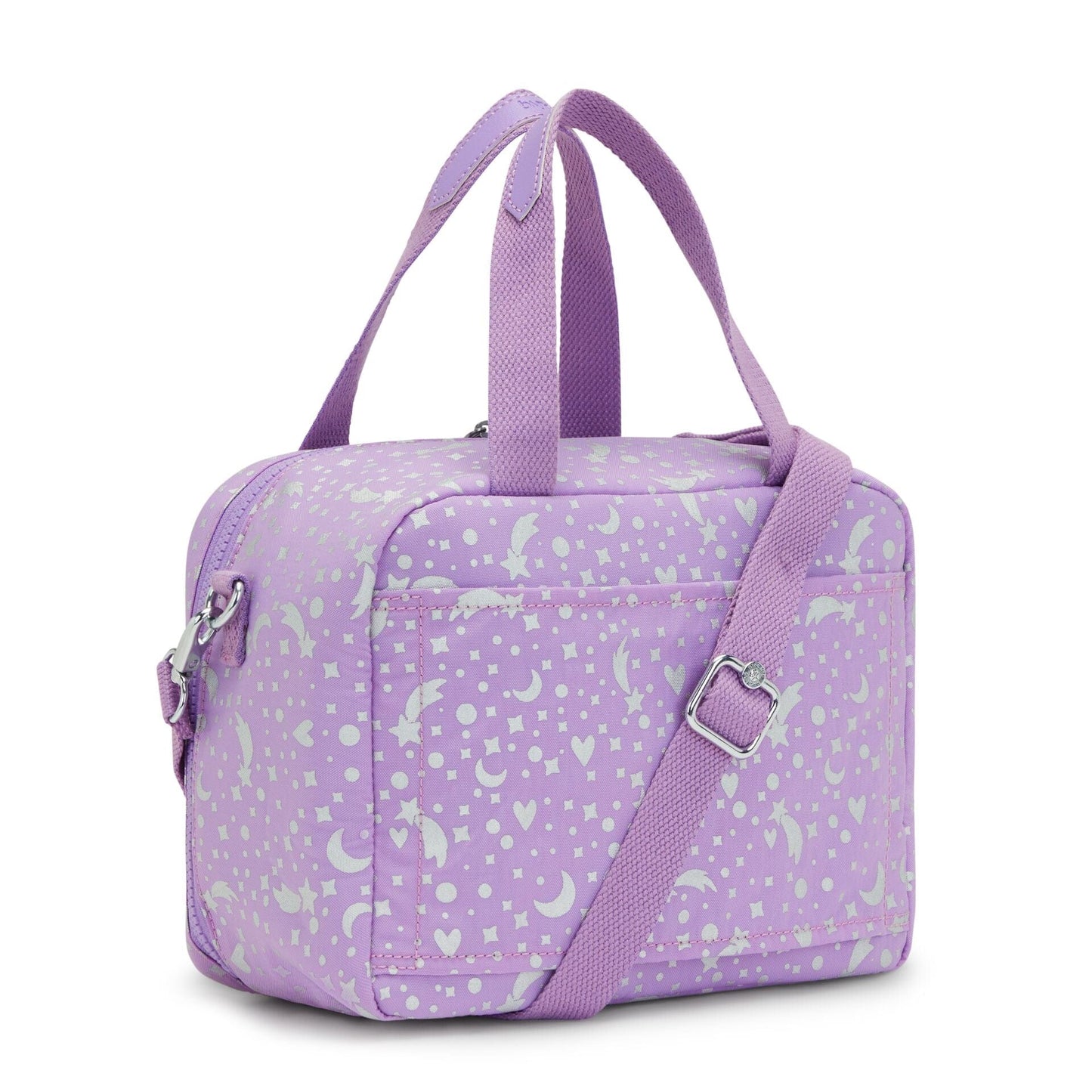 KIPLING-Miyo-صندوق غداء كبير (مع جراب عربة)-Galaxy Metallic-I2989-P06