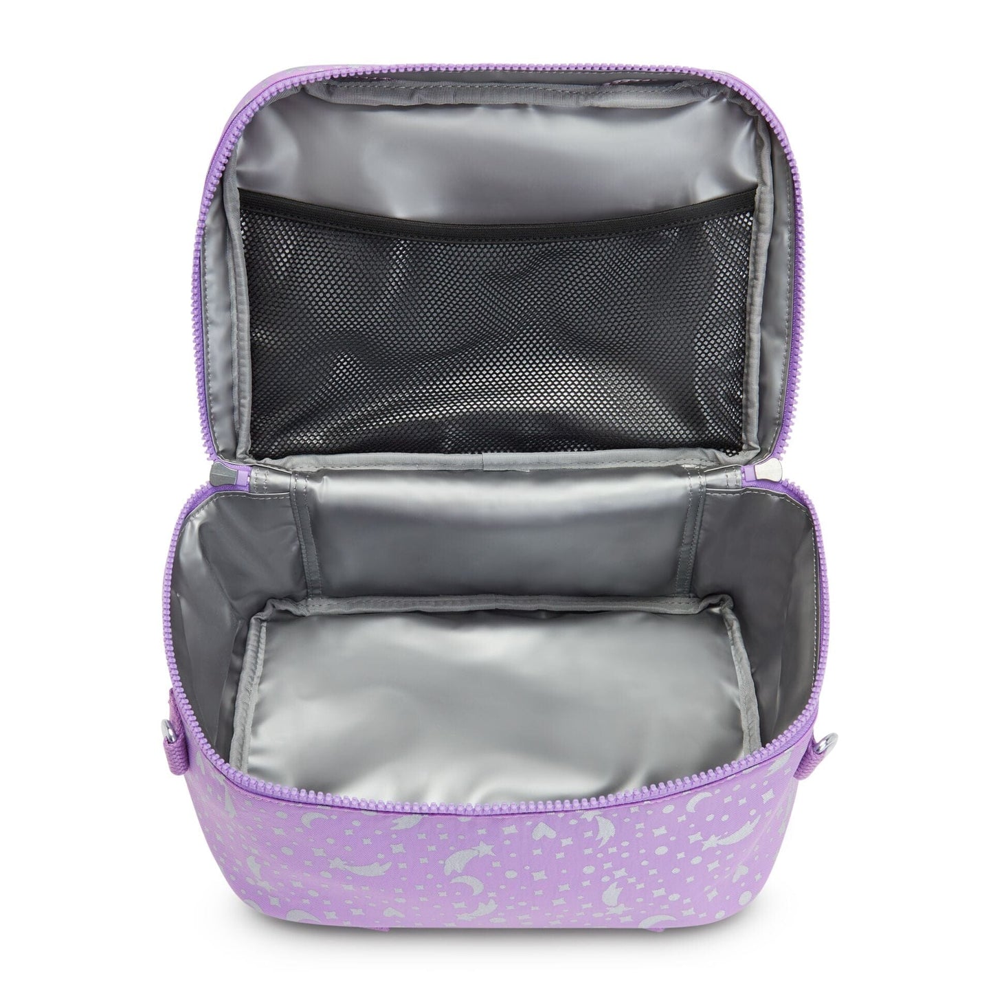 KIPLING-Miyo-صندوق غداء كبير (مع جراب عربة)-Galaxy Metallic-I2989-P06