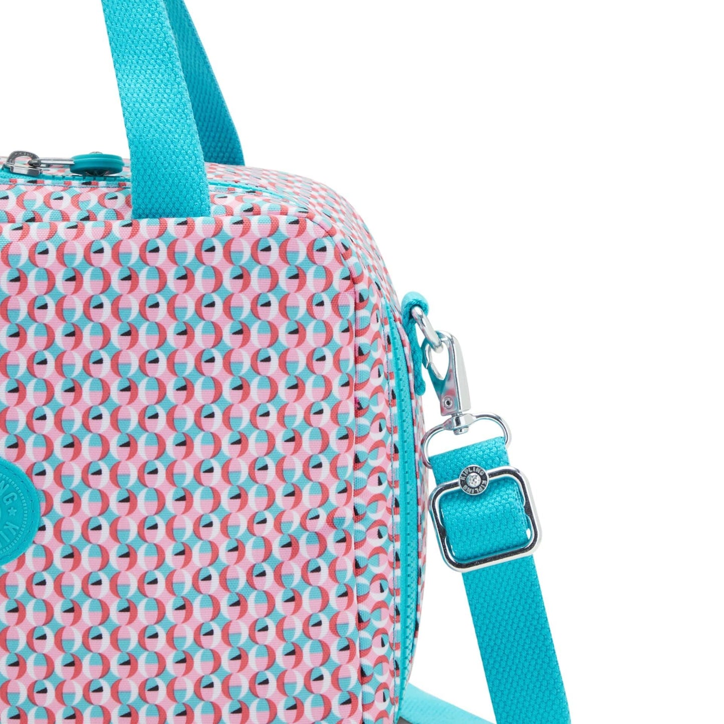 KIPLING-Miyo-صندوق غداء كبير (مع جراب عربة)-Poppy Geo-I2989-V64