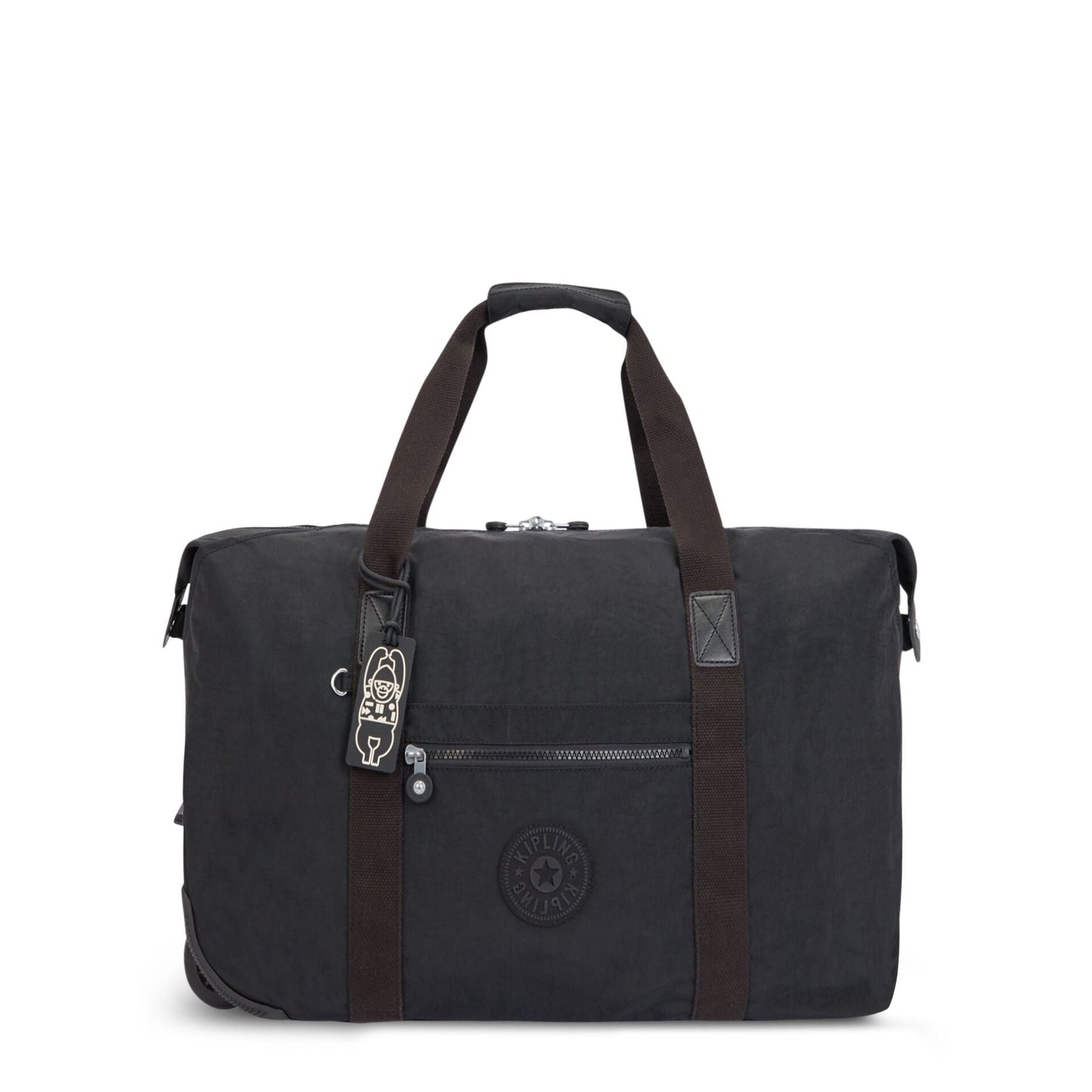 KIPLING-Art On Wheels M-Medium wheeled carry-on-Black Noir-I3131-P39