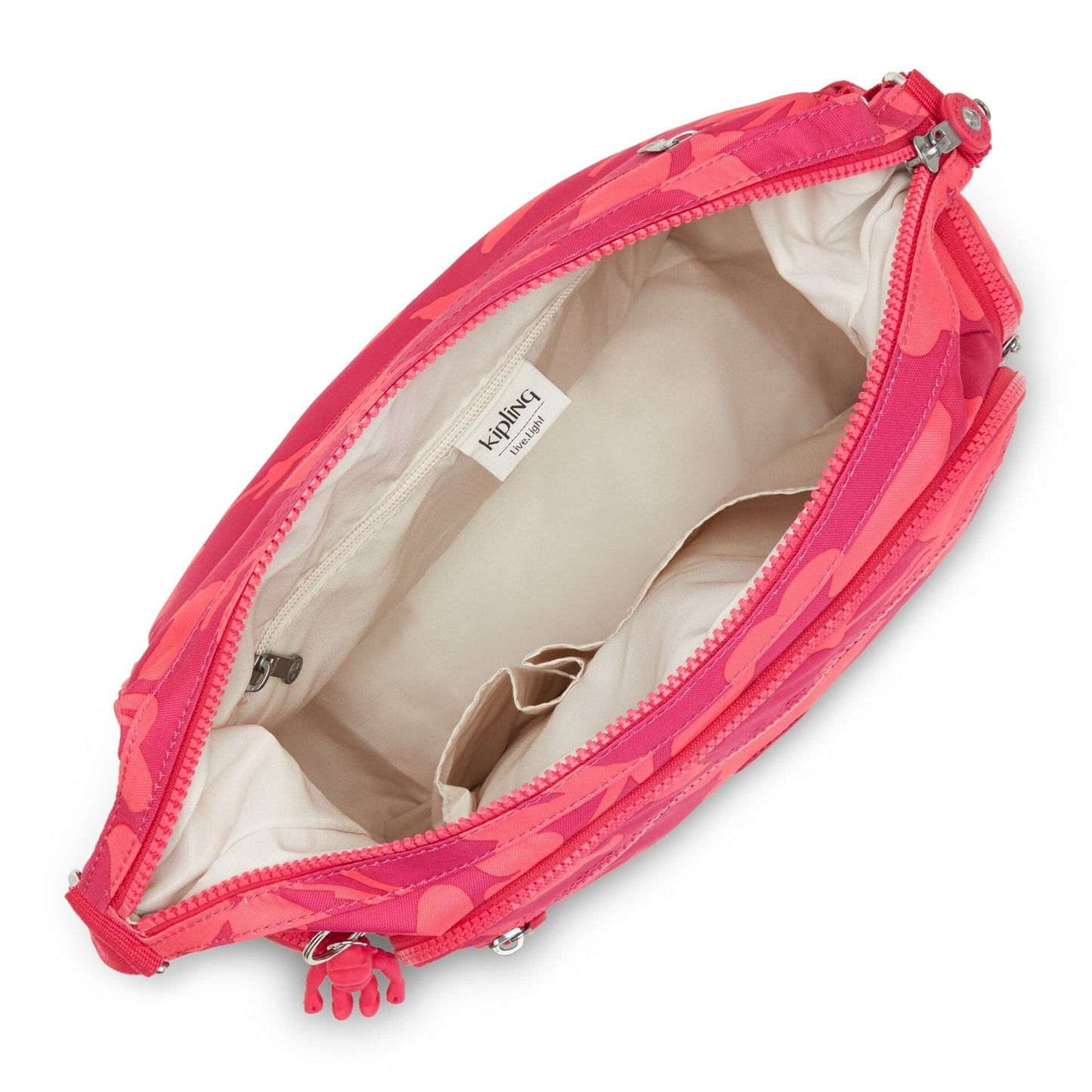 حقيبة KIPLING-Gabbie-Medium crossbody-Coral Print-I3186-T44