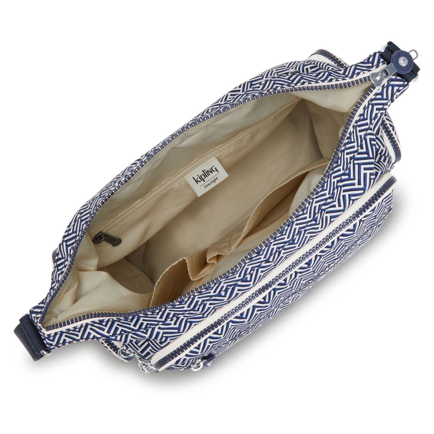 KIPLING-Gabbie-Medium crossbody-Urban Chevron-I3186-V44