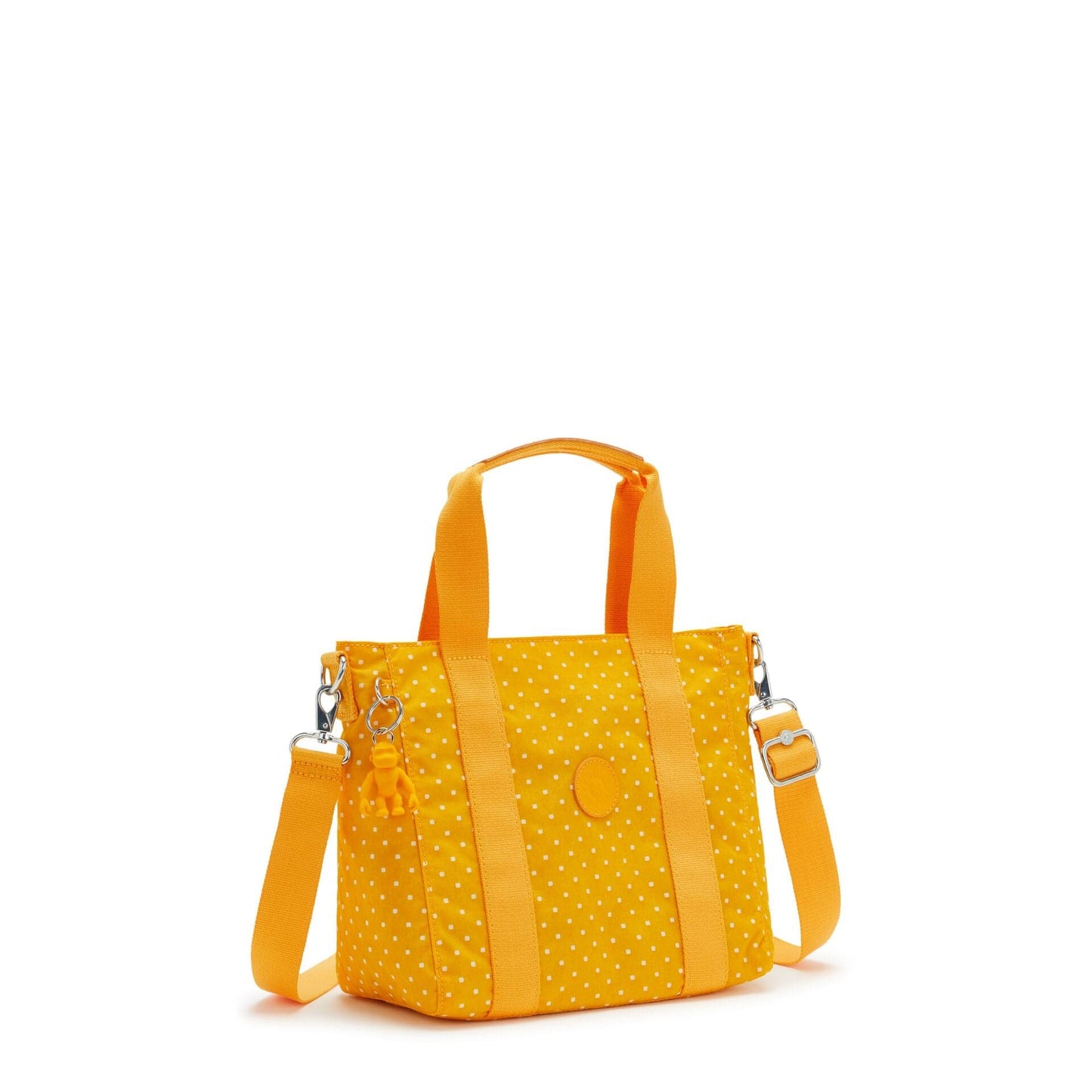 KIPLING-ASSENI MINI-حقيبة يد صغيرة (بحزام كتف قابل للإزالة)-منقط ناعم أصفر-I3420-M67