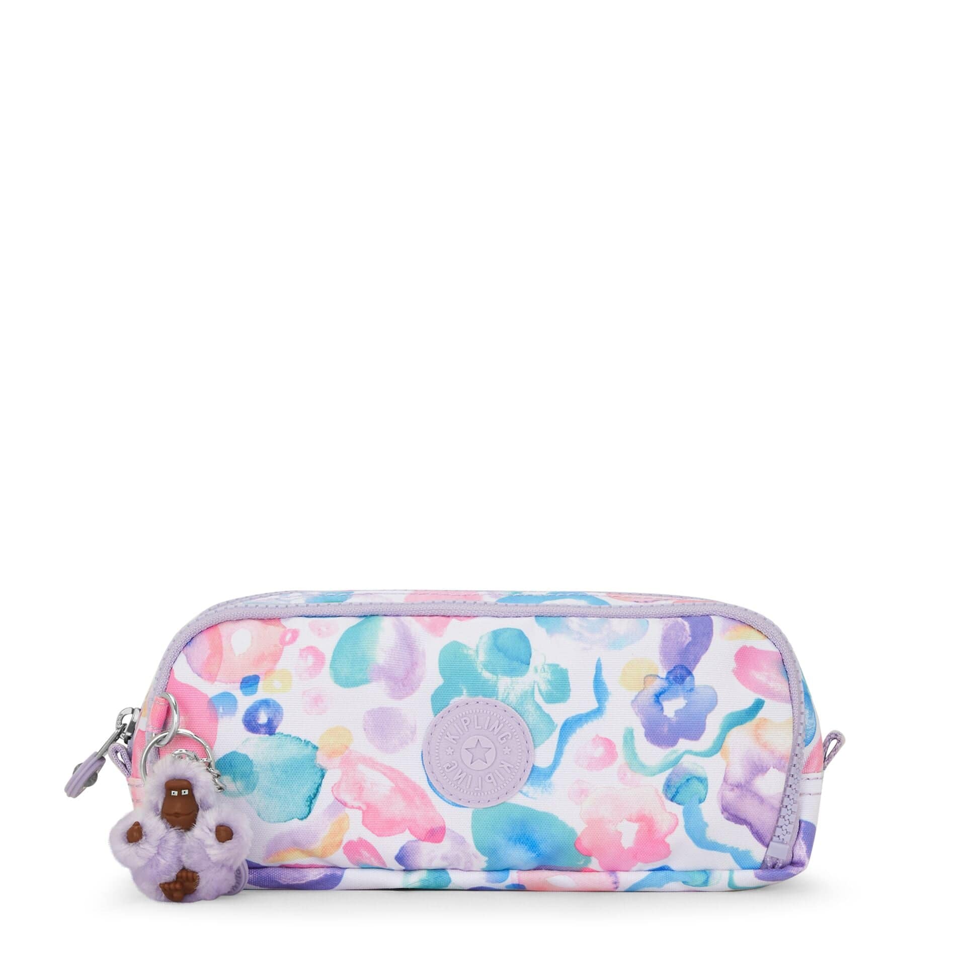 KIPLING-Gitroy-Pen case-Aqua Flowers-I3560-2FW