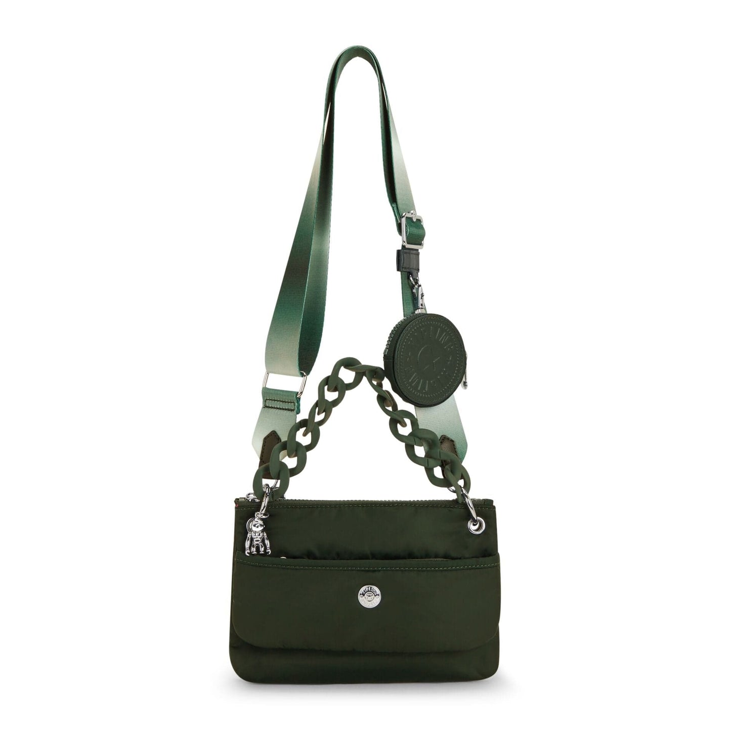 KIPLING-Kimmie-Small crossbody (with removable pouch)-VT Dark Emerald-I3562-G91