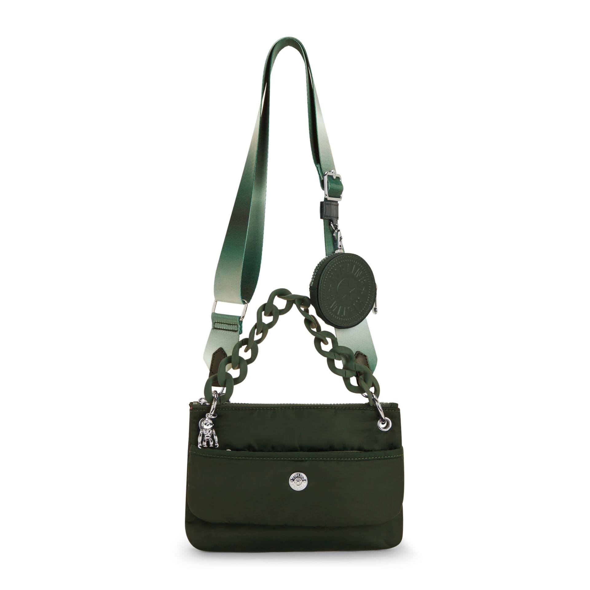 KIPLING-Kimmie-Small crossbody (with removable pouch)-VT Dark Emerald-I3562-G91