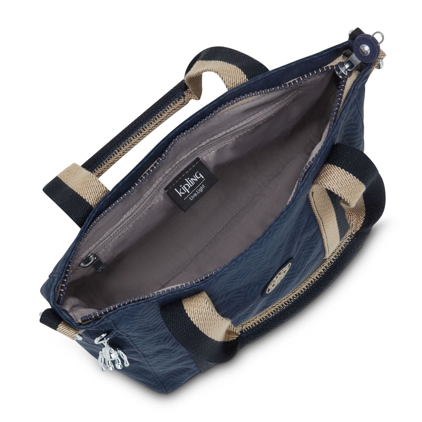 KIPLING-Asseni Mini-Small tote (with removed shoulderstrap)-Endless Bl Emb-I3572-Y36