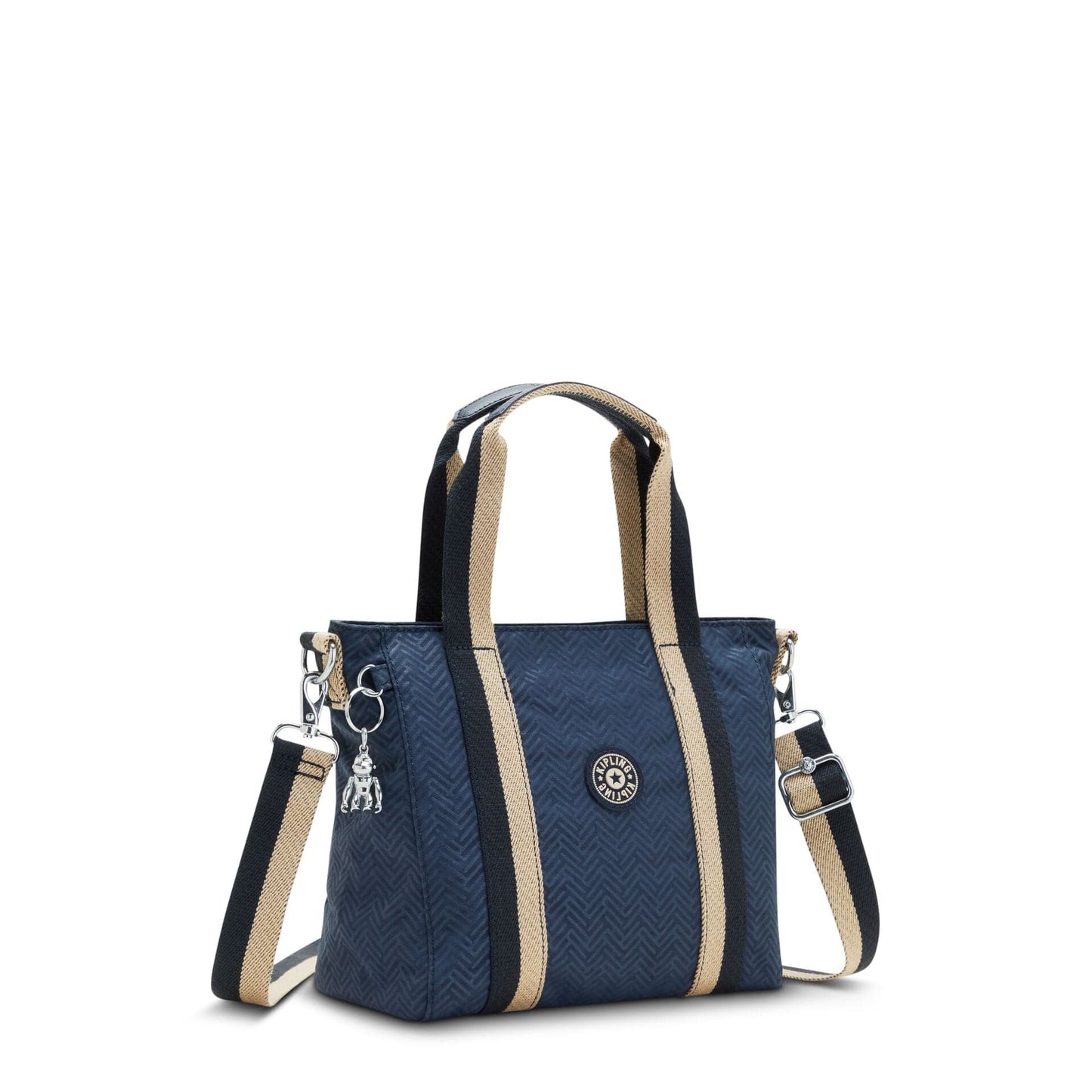 KIPLING-Asseni Mini-Small tote (with removed shoulderstrap)-Endless Bl Emb-I3572-Y36