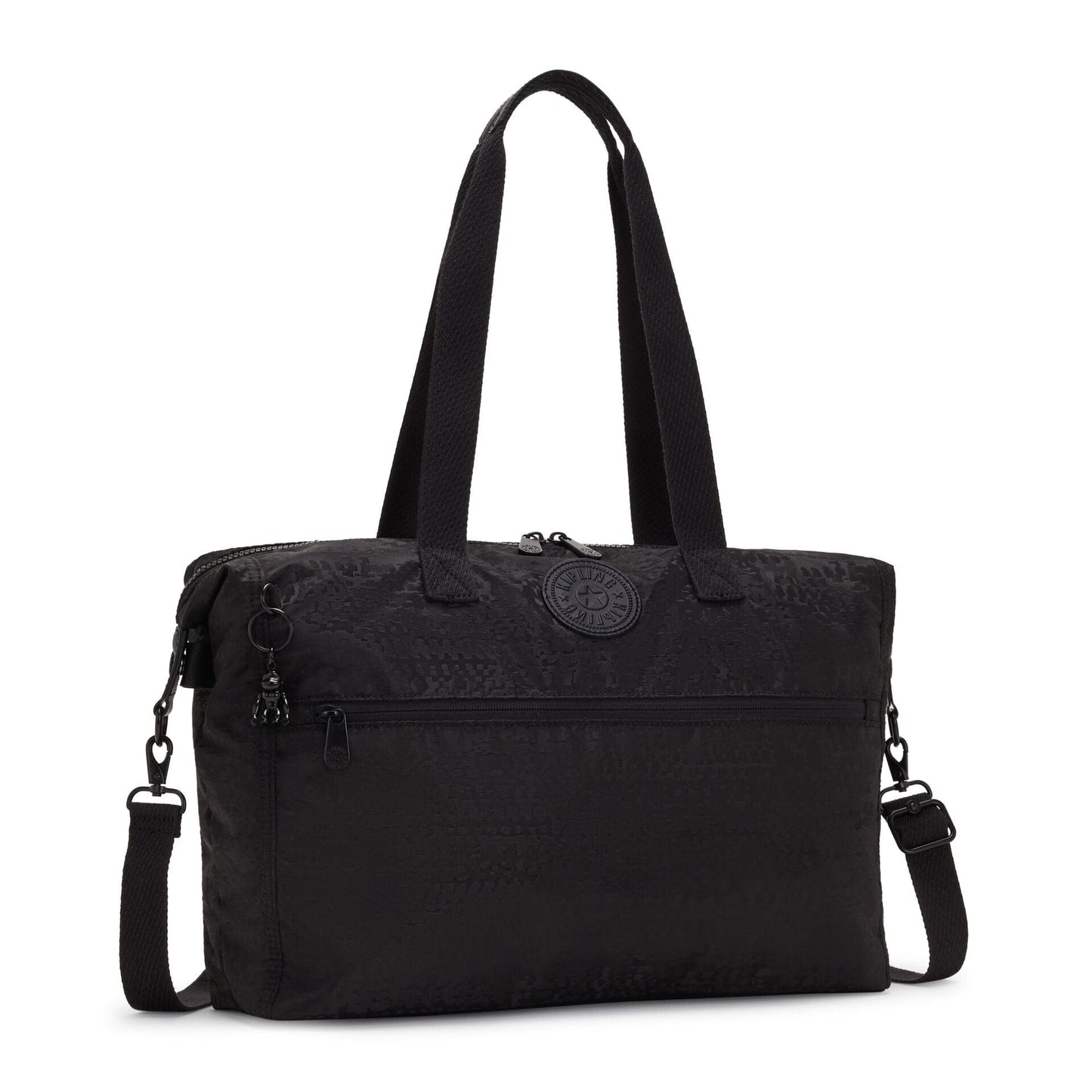 KIPLING-ILIA-حقيبة كمبيوتر كبيرة-أسود حضري Jq-I3654-X23