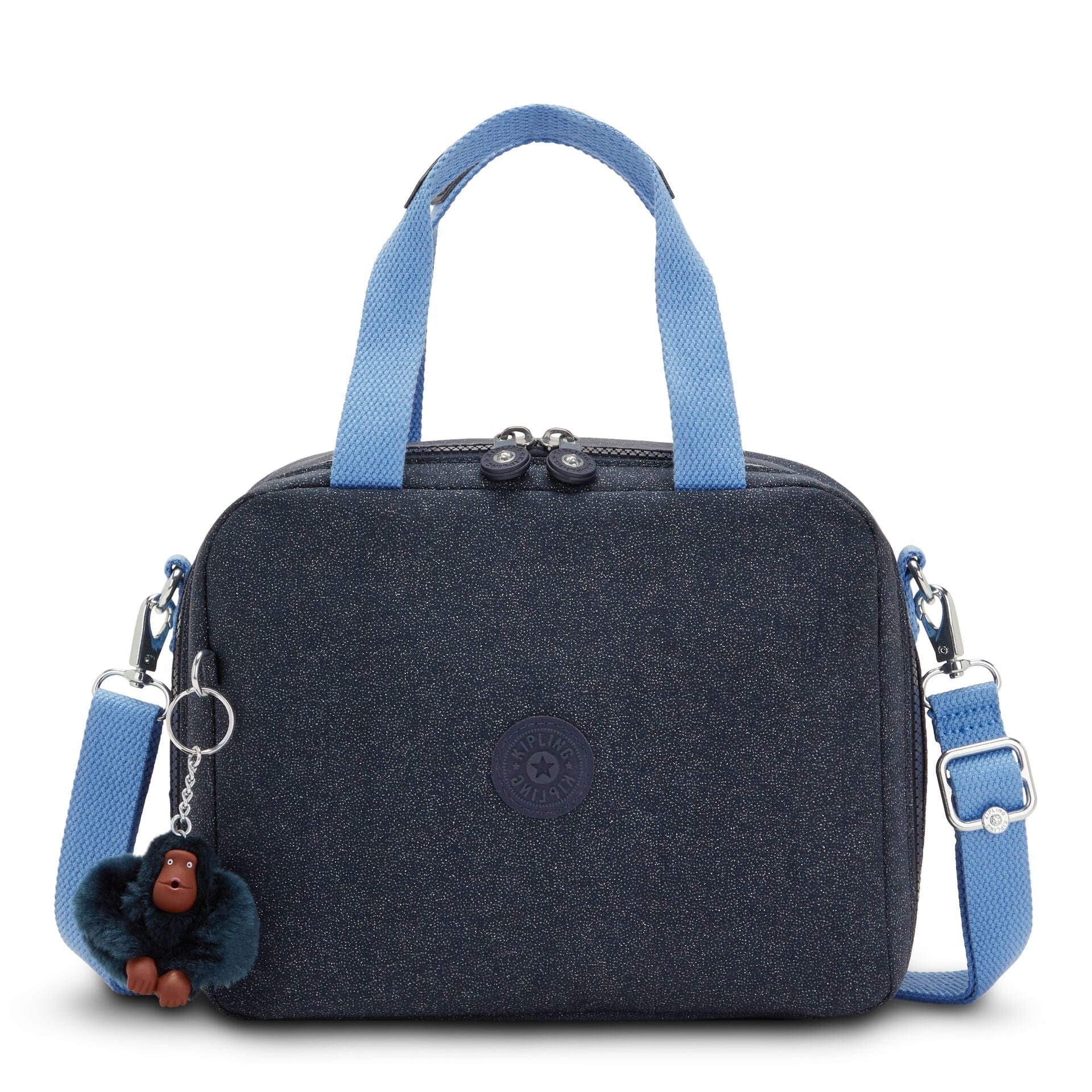 KIPLING-Miyo-Large lunchbox (with trolley sleeve)-True Bl Glitter-I4126-U18