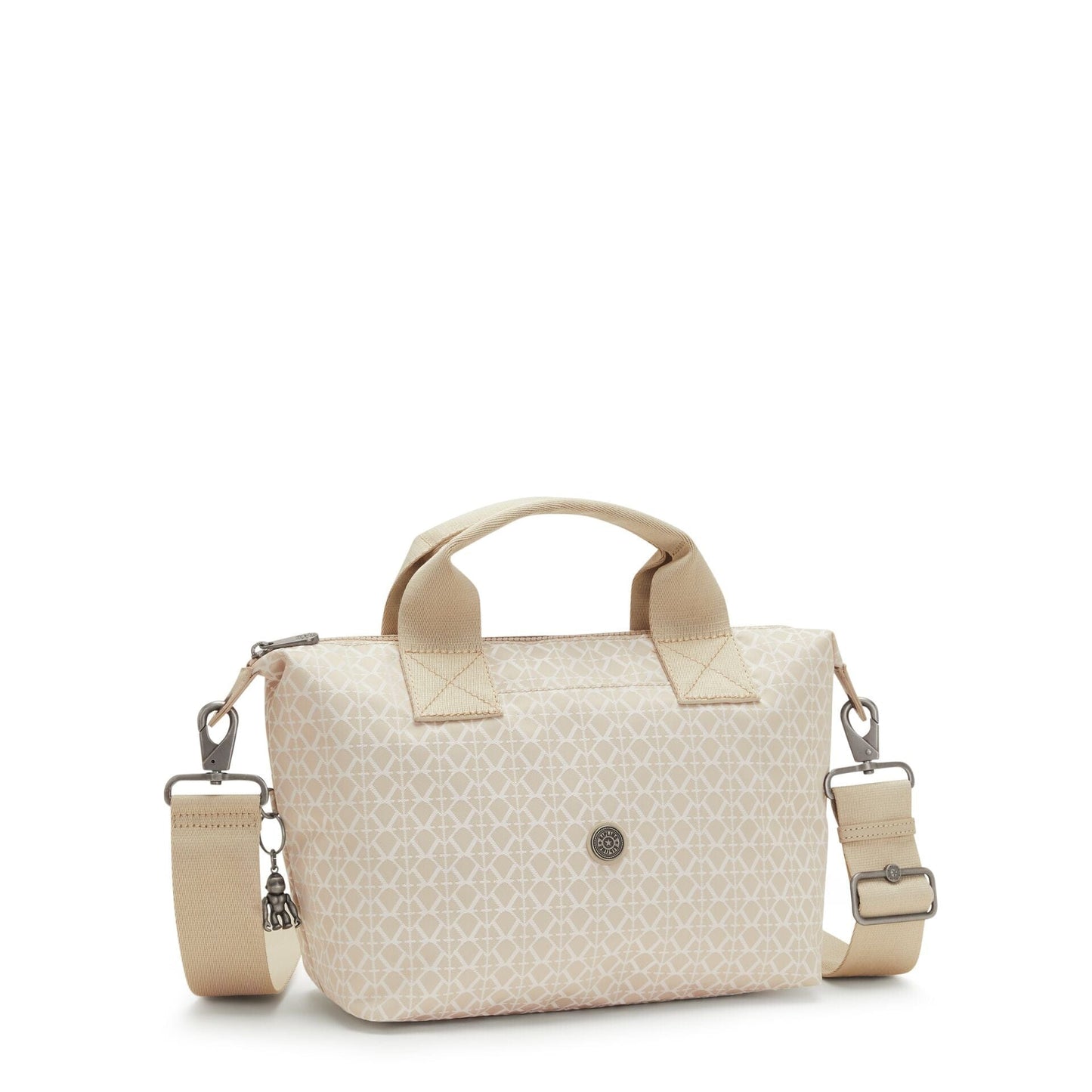 KIPLING-KALA MINI-حقيبة توت صغيرة-Signature Beige-I4148-R63