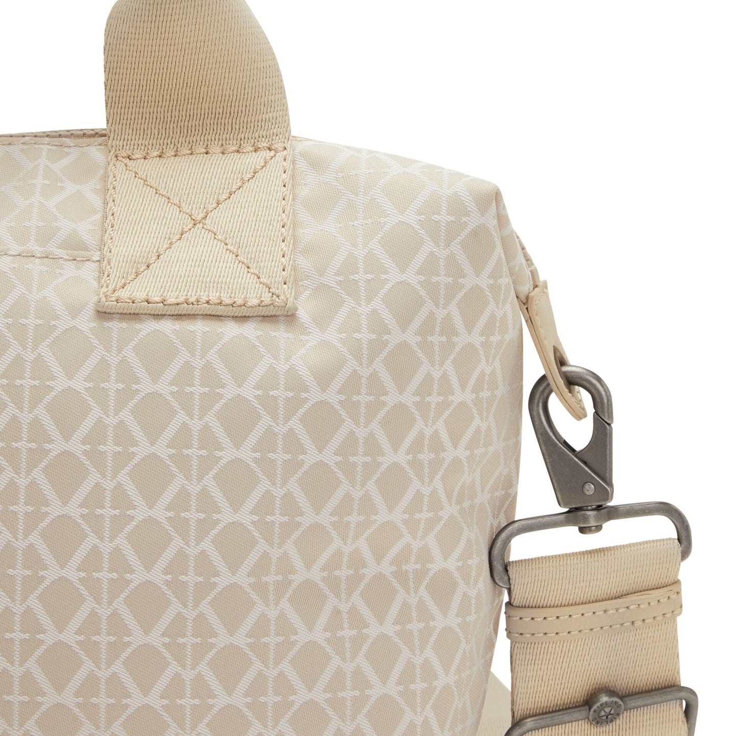 KIPLING-KALA MINI-حقيبة توت صغيرة-Signature Beige-I4148-R63