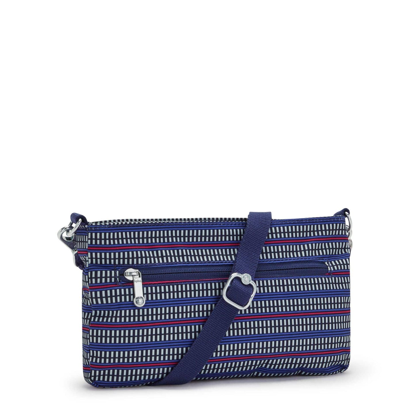KIPLING-MYRTE-حقيبة كروس صغيرة بطبعة هندسية زرقاء-I4173-TH8 - I4173-TH8