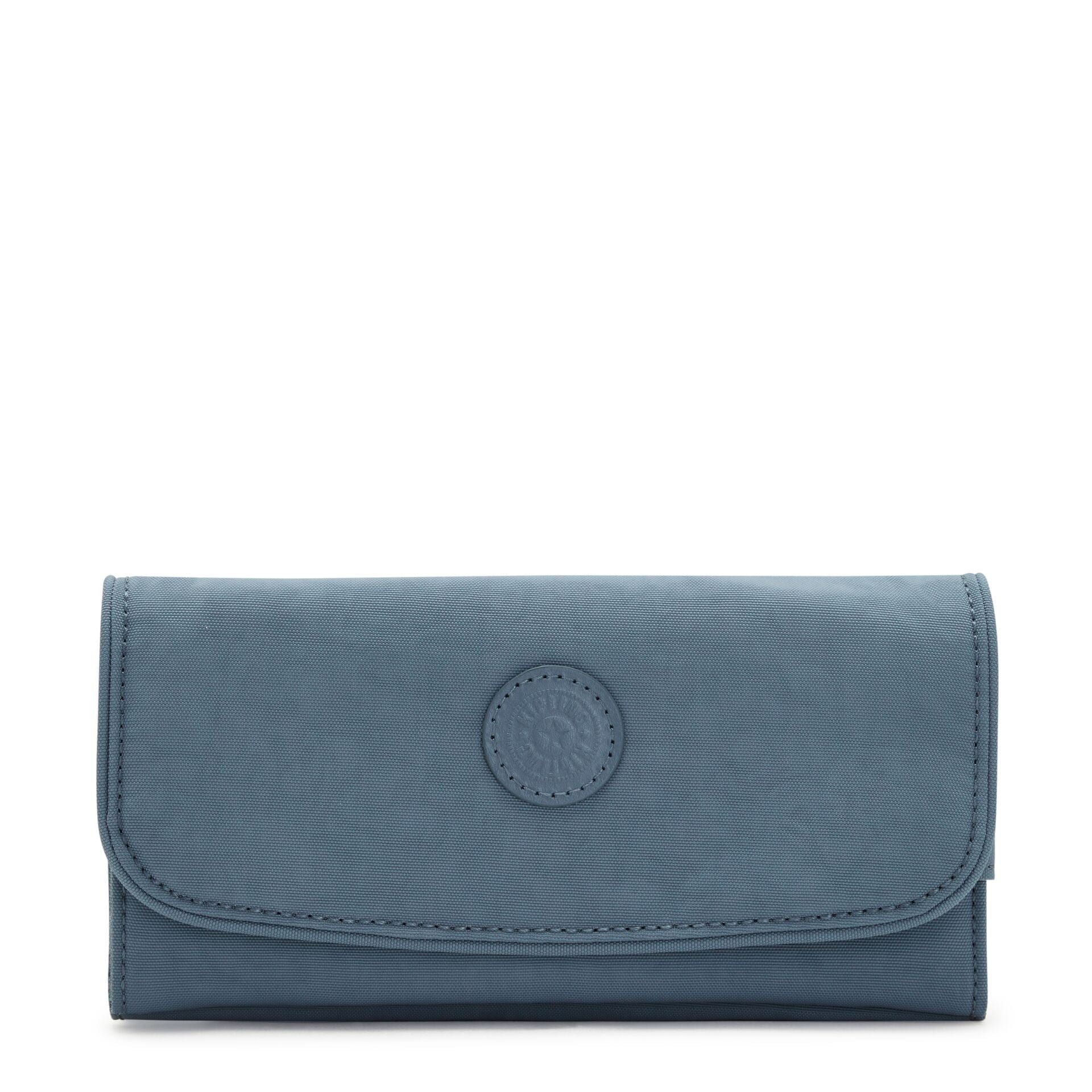 KIPLING-Money Land-Large Wallet-Brush Blue-I4191-V35