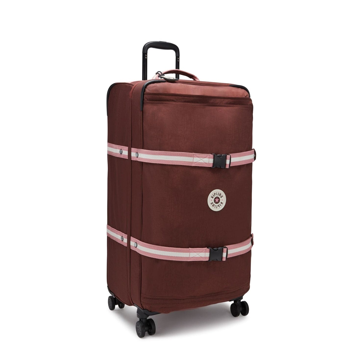 KIPLING-Spontaneous L-Large Wheeled luggage-Mahogany Bl-I4193-Z00