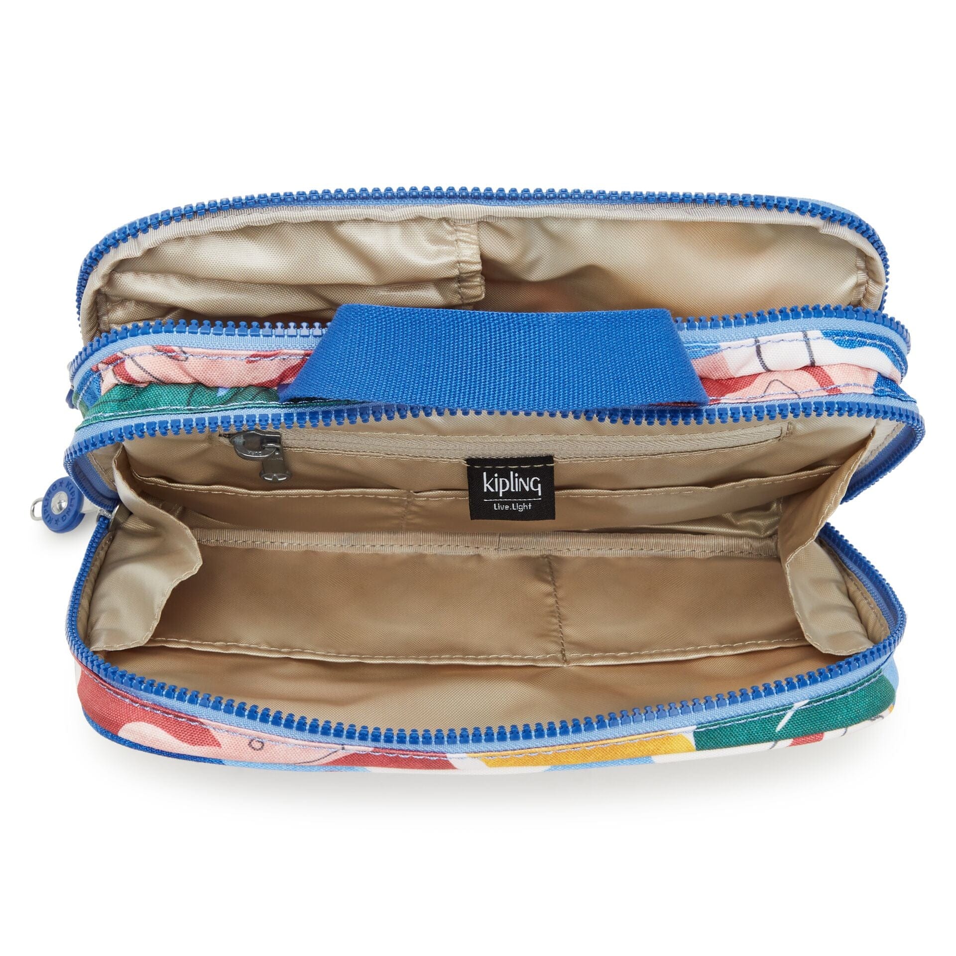 KIPLING-JACONITA-Medium toiletry bag-Botanical Prt-I4344-W26