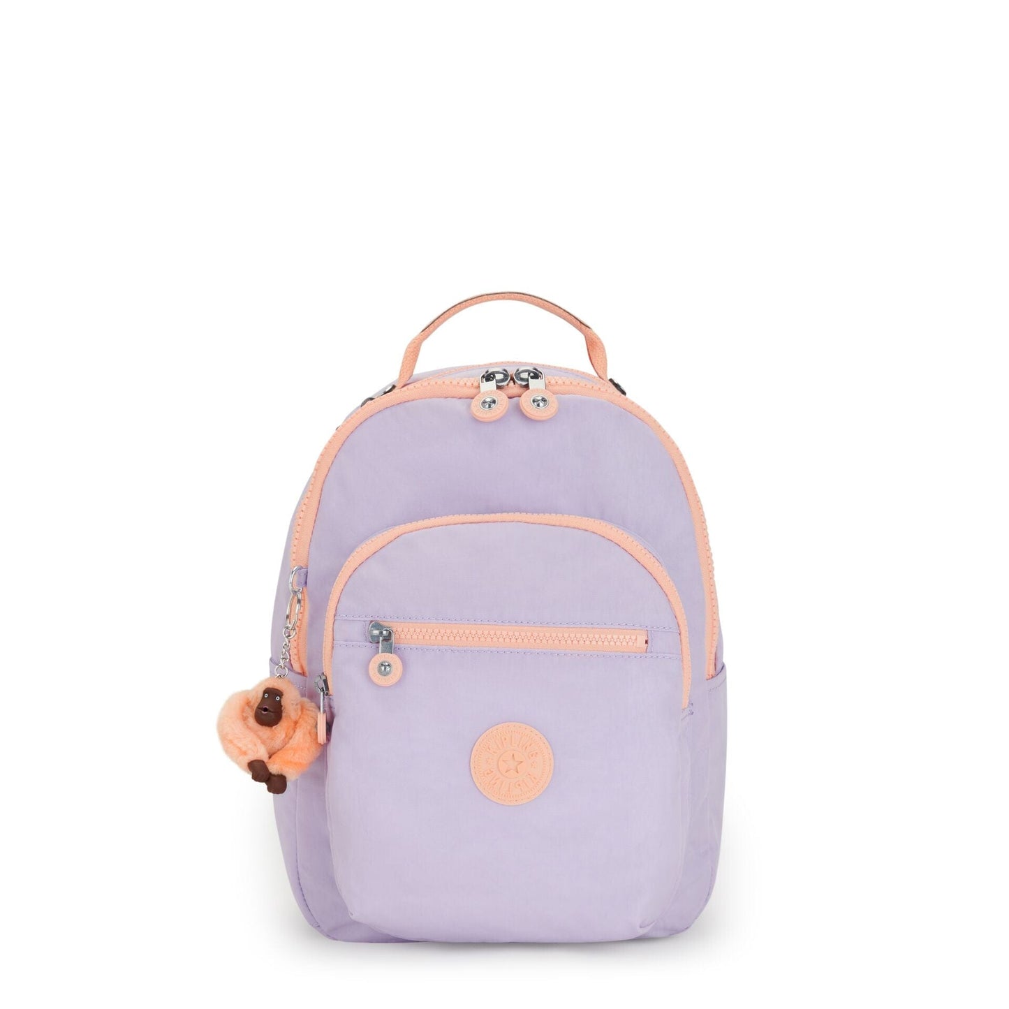 KIPLING-Seoul S-Small backpack with tablet protection-Endless Lila Combo-I4345-1PU