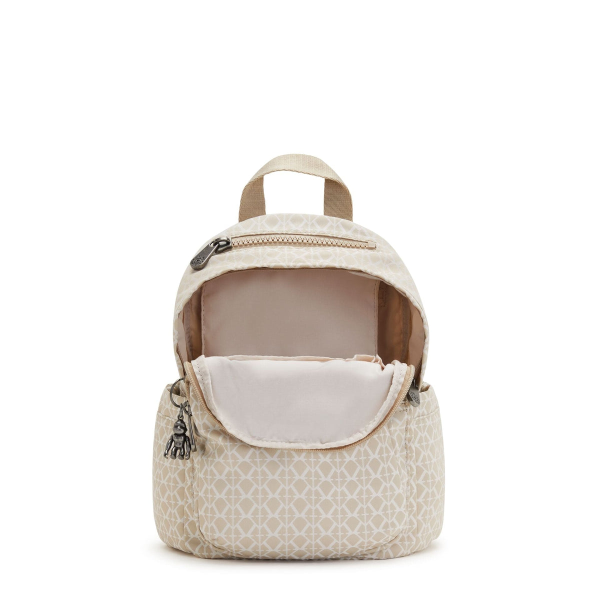 حقيبة ظهر صغيرة KIPLING-DELIA MINI-Small-Signature Beige-I4563-R63