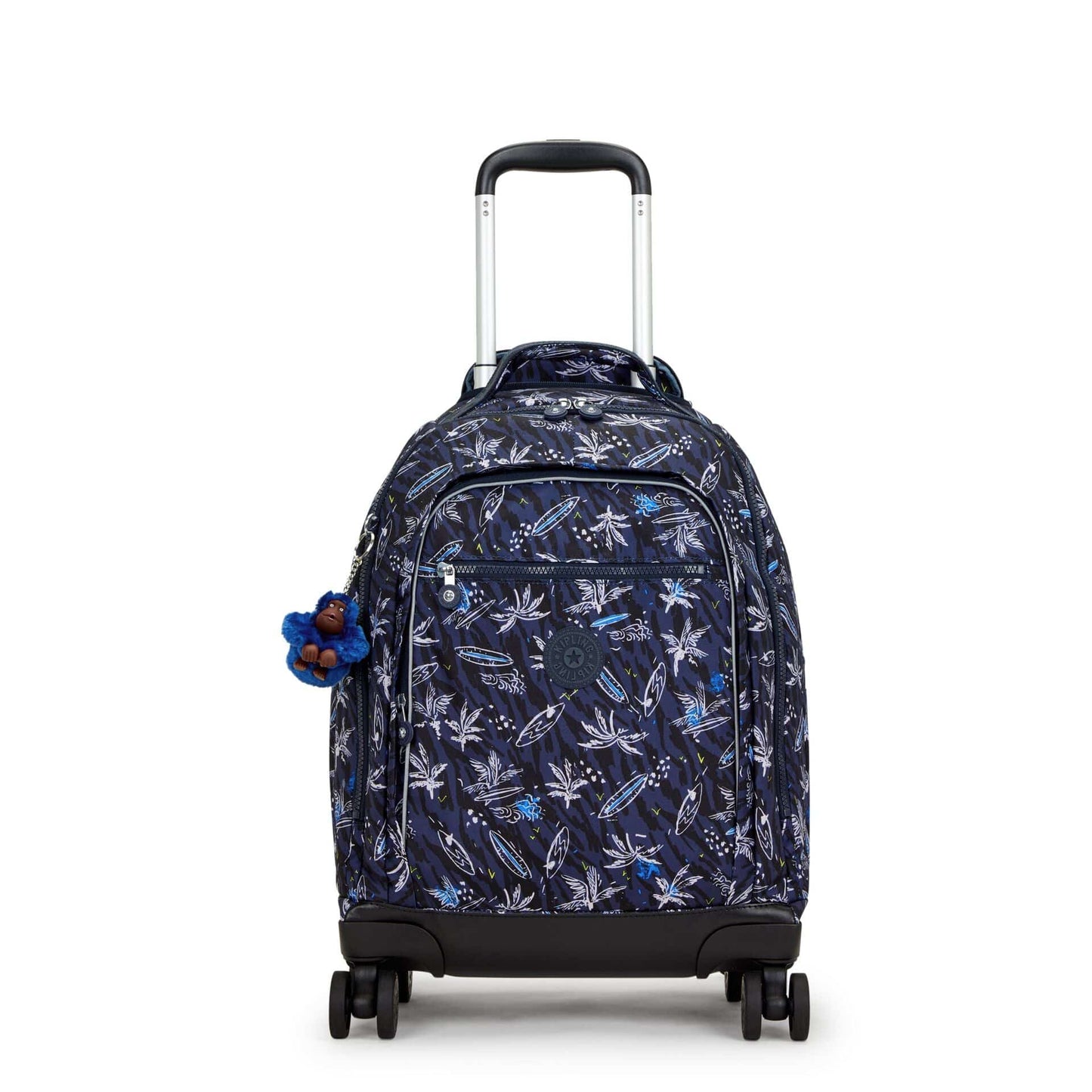 KIPLING-New Zea-Large wheeled backpack (with laptop protection)-Surf Sea Print-I4674-Y70