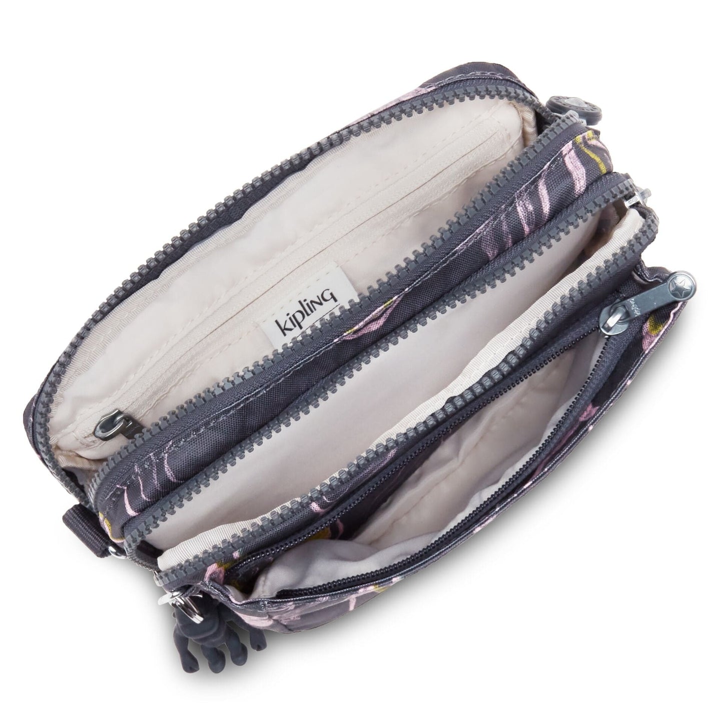 KIPLING-Abanu Multi-Small crossbody convertible to waist bag (with removed straps)-Soft Marble-I4706-TV7