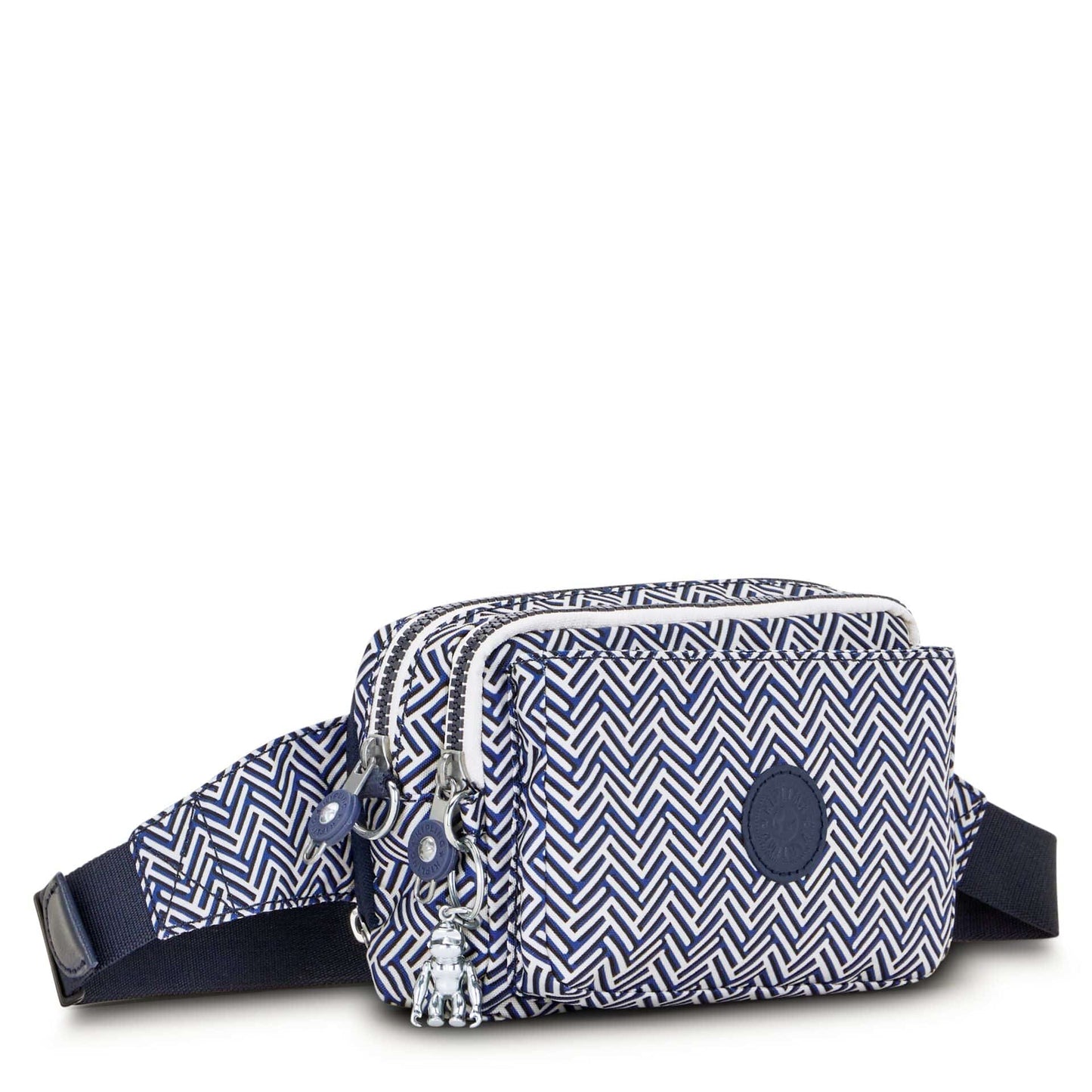 KIPLING-Abanu Multi-Small crossbody convertible to waist bag (with removed straps)-Urban Chevron-I4706-V44