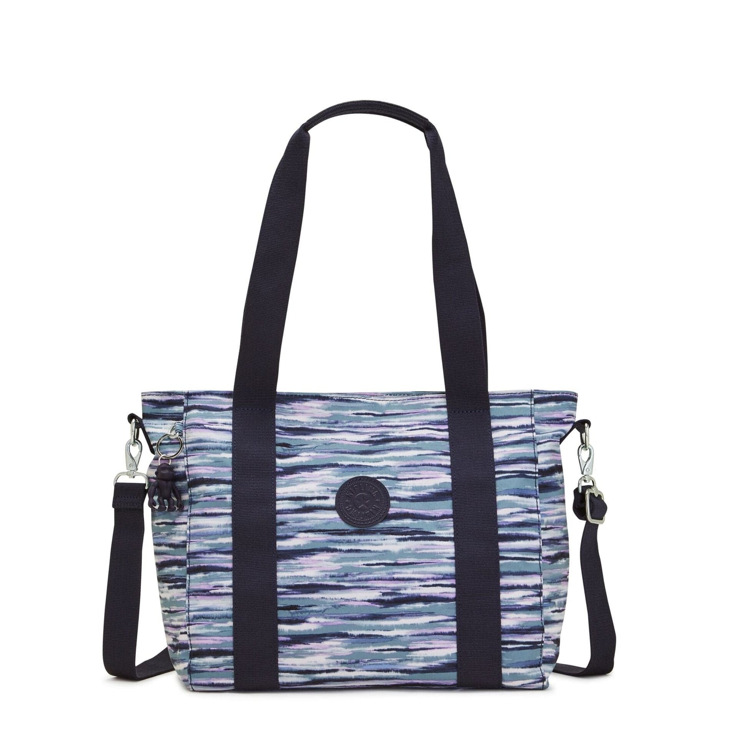 KIPLING-Asseni S-Small tote (with removable shoulderstrap)-Brush Stripes-I4707-W66