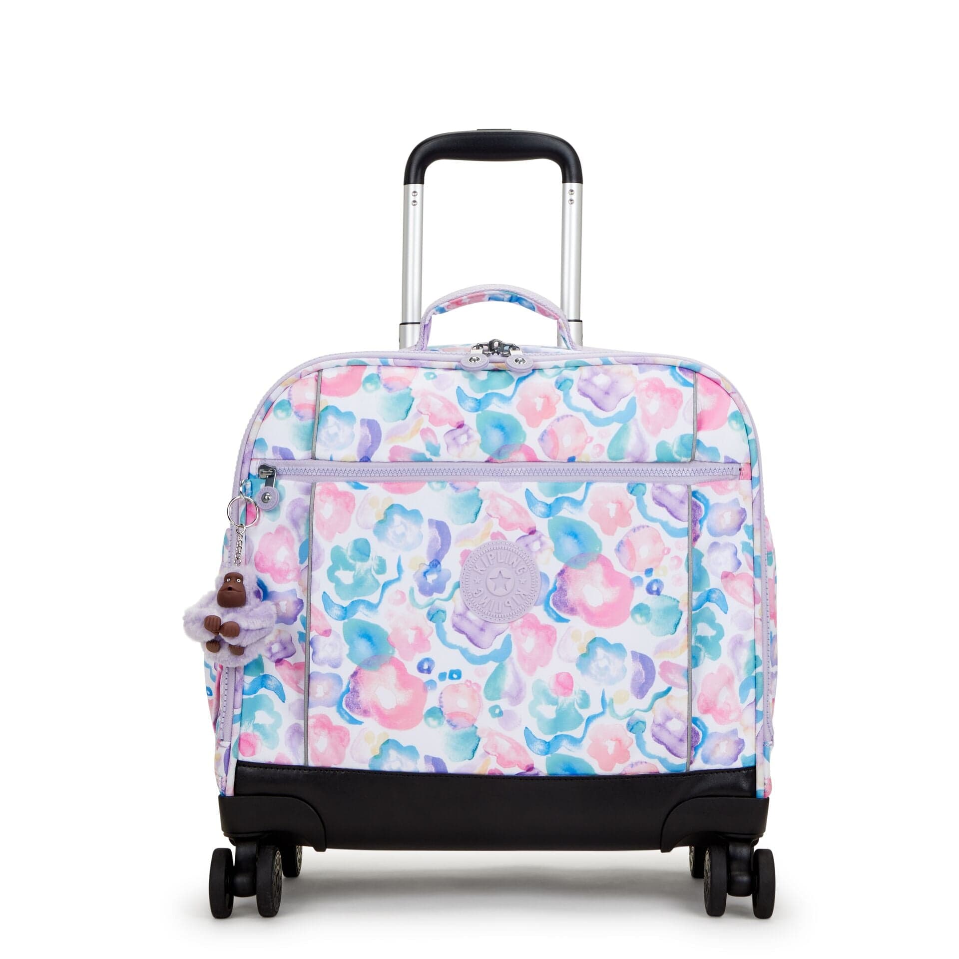 KIPLING-New Storia-Large wheeled bag-Aqua Flowers-I4847-2FW