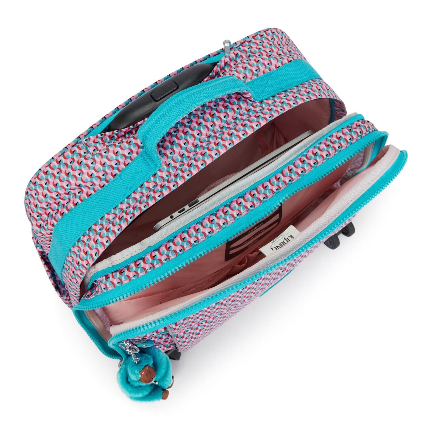 KIPLING-New Storia-حقيبة كبيرة بعجلات-Poppy Geo-I4847-V64