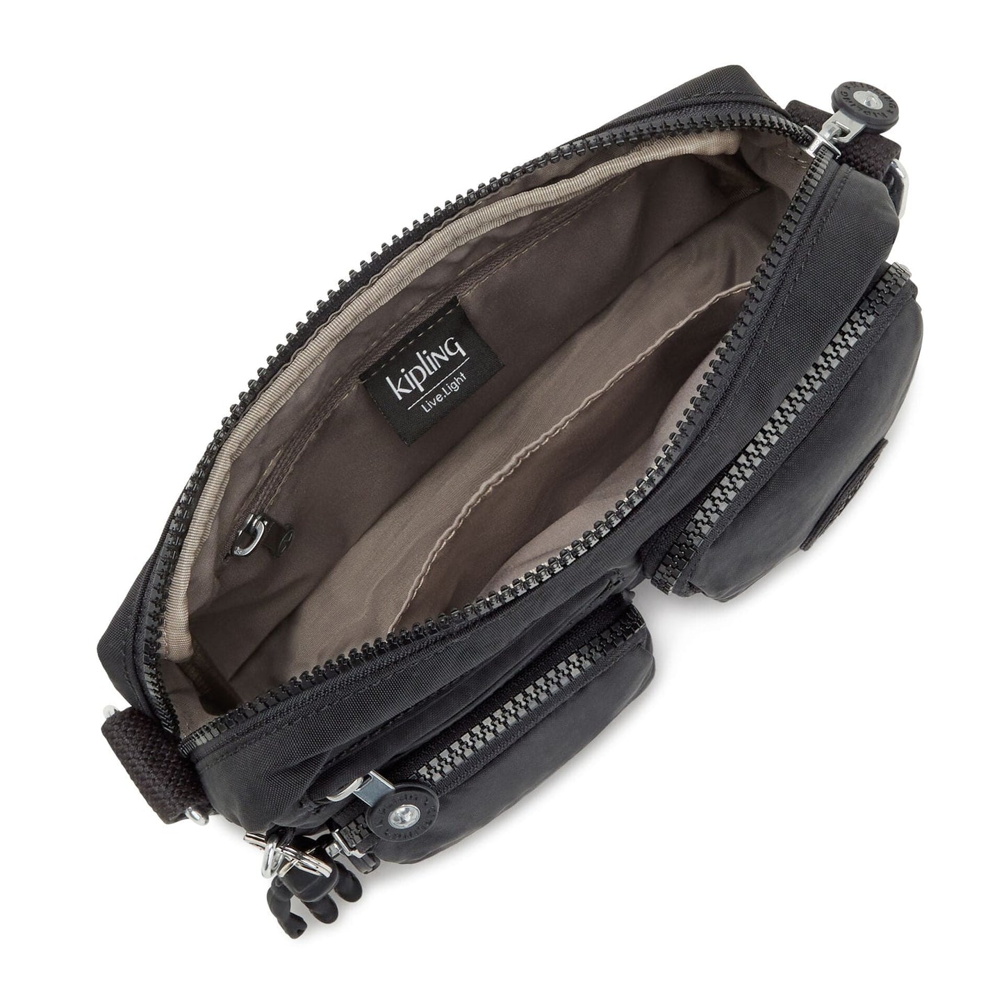 KIPLING-ALBENA-حقيبة كروس صغيرة-أسود نوار-I4852-P39