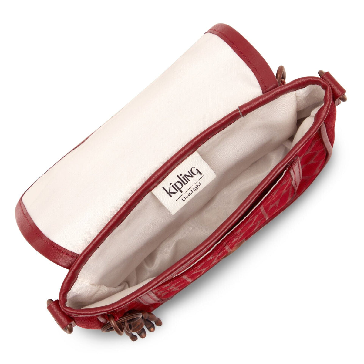 حقيبة KIPLING-Inaki S-Small كروس بودي (مع حزام كتف قابل للإزالة) - علامة حمراء MU-I4892-V92