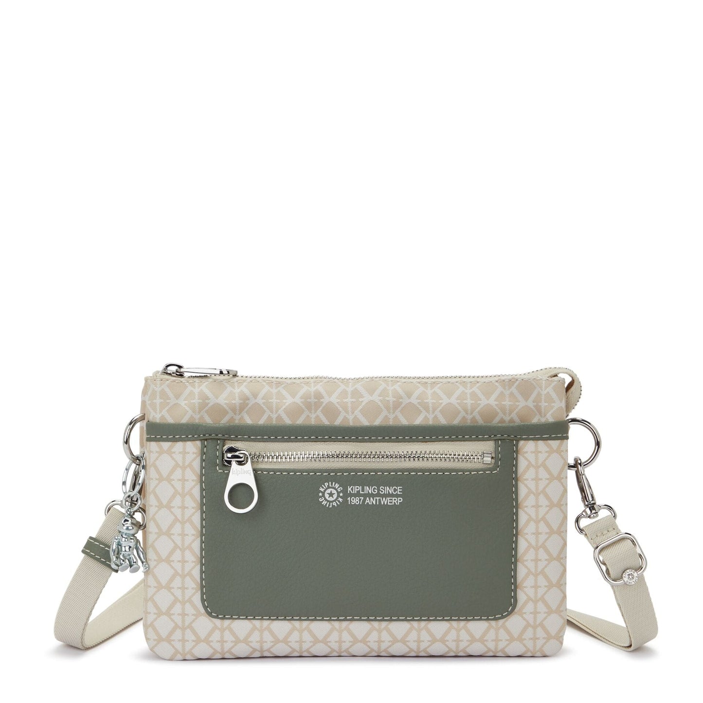KIPLING-Riri-Small crossbody (with removable strap)-Signature Bge C-I5018-S4B