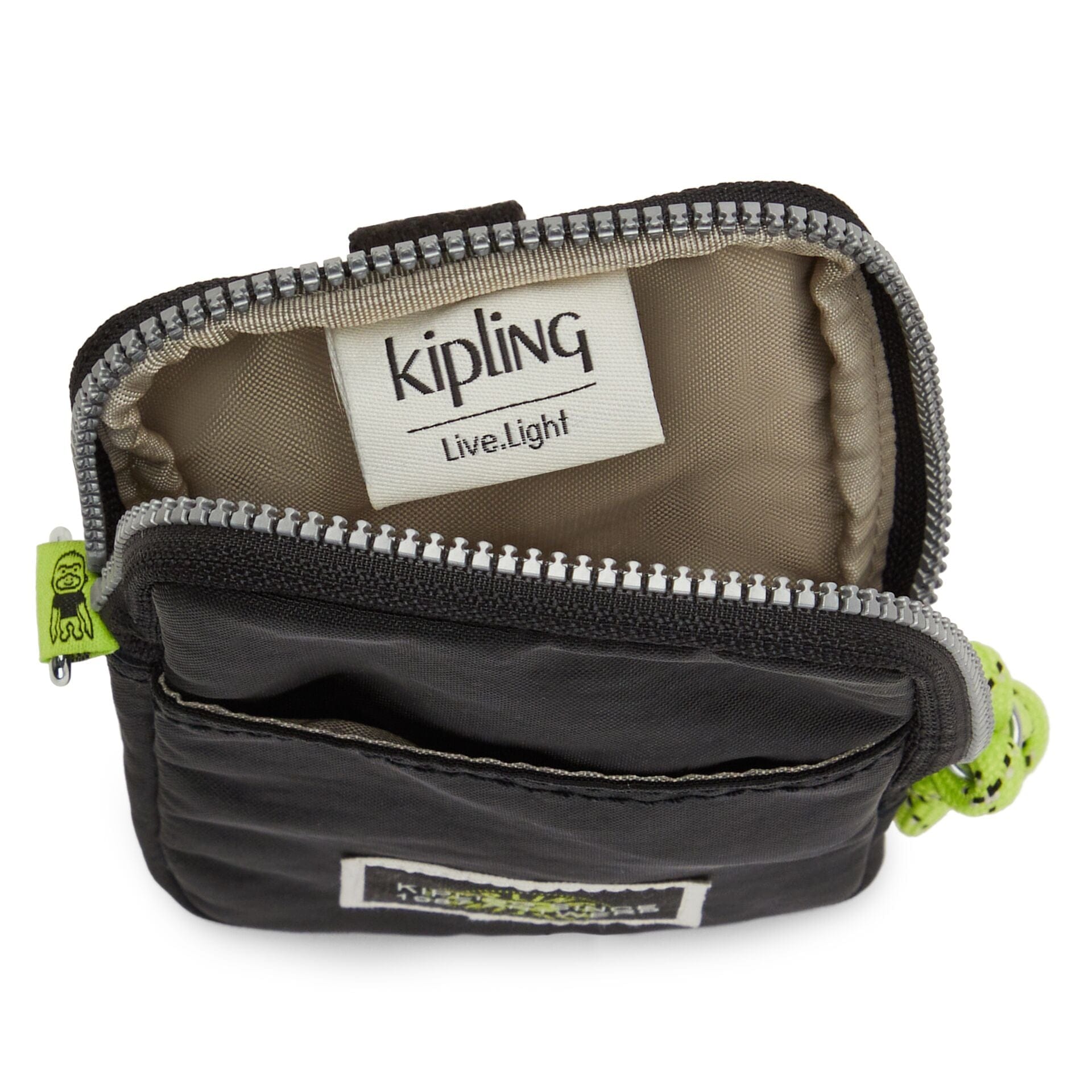 KIPLING-CLARK-Phone bag (with removable strap)-Valley Black C-I5054-74M