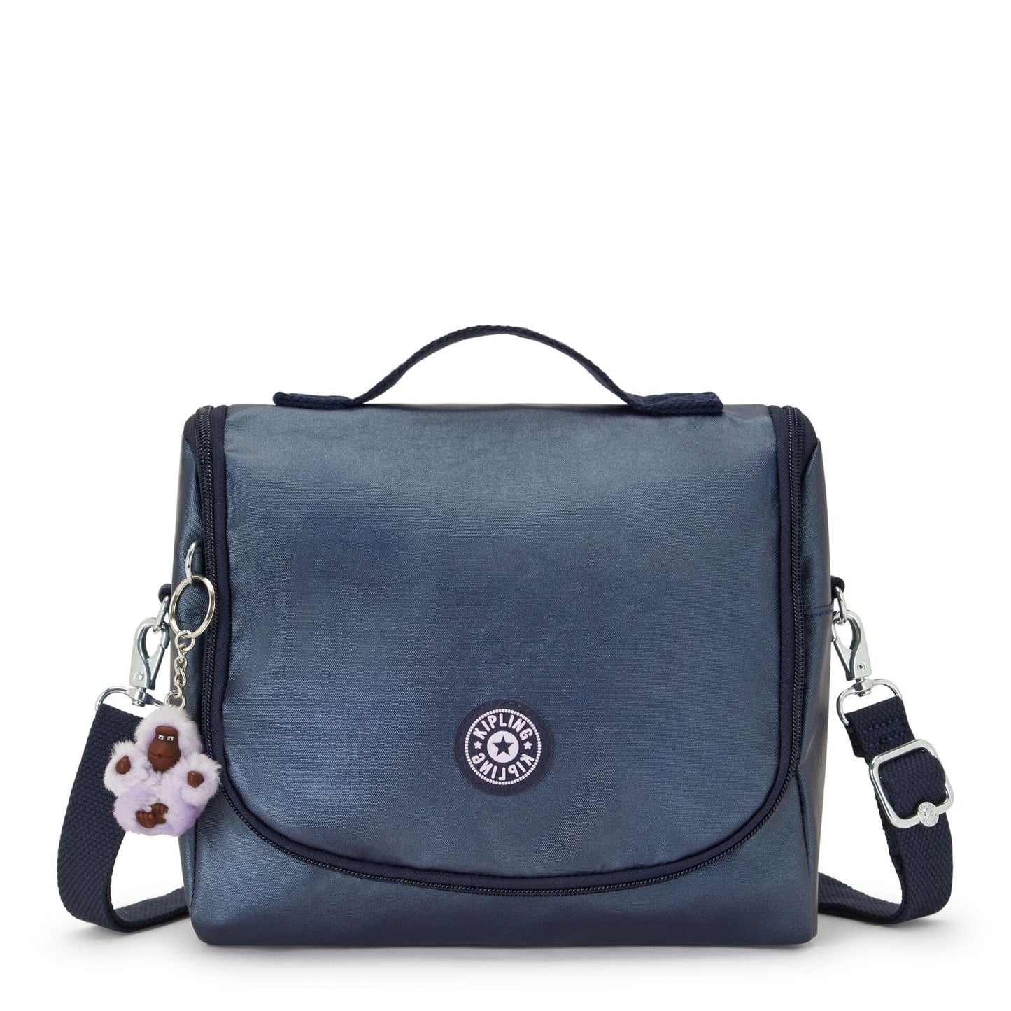 KIPLING-New Kichirou-Lunchbox-Admiral Bl Metallic-I5356-7SP