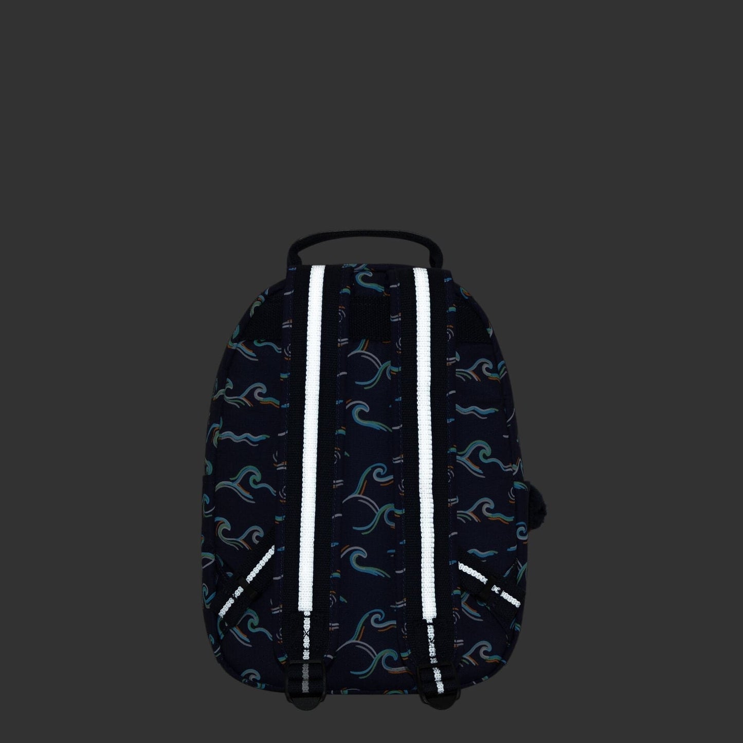 حقيبة ظهر كيبلينج سيول صغيرة الحجم مع حجرة للكمبيوتر اللوحي - طبعة محيطية مرحة - I5357-W92