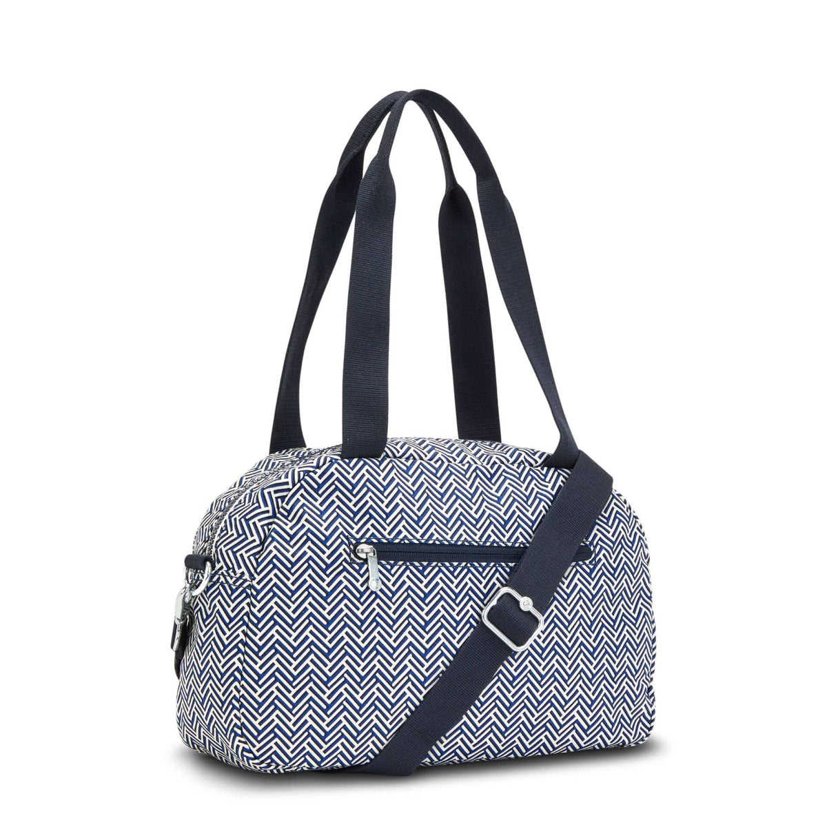KIPLING-Cool Defea-حقيبة كتف متوسطة الحجم (بحزام كتف قابل للإزالة)-Urban Chevron-I5479-V44