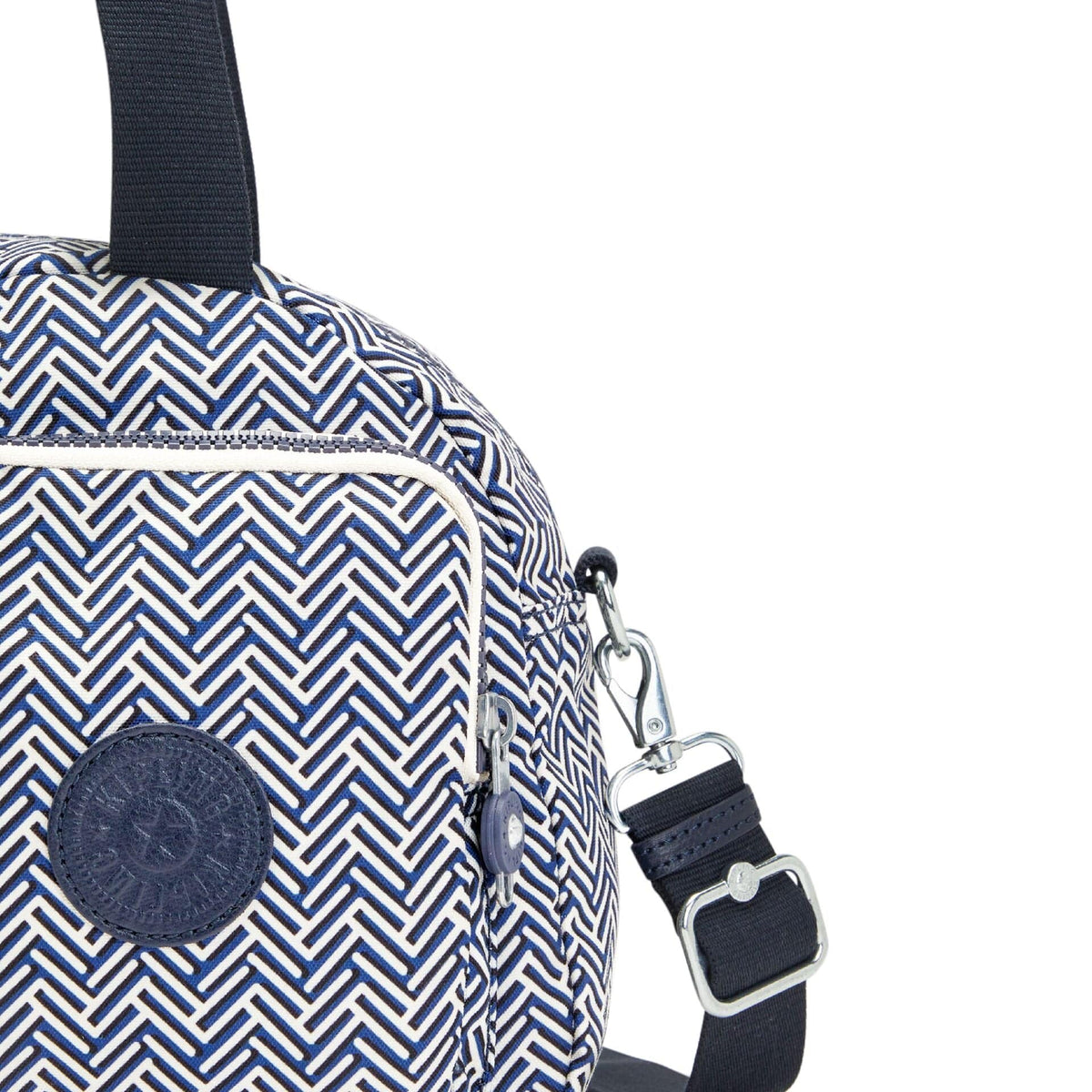 KIPLING-Cool Defea-حقيبة كتف متوسطة الحجم (بحزام كتف قابل للإزالة)-Urban Chevron-I5479-V44