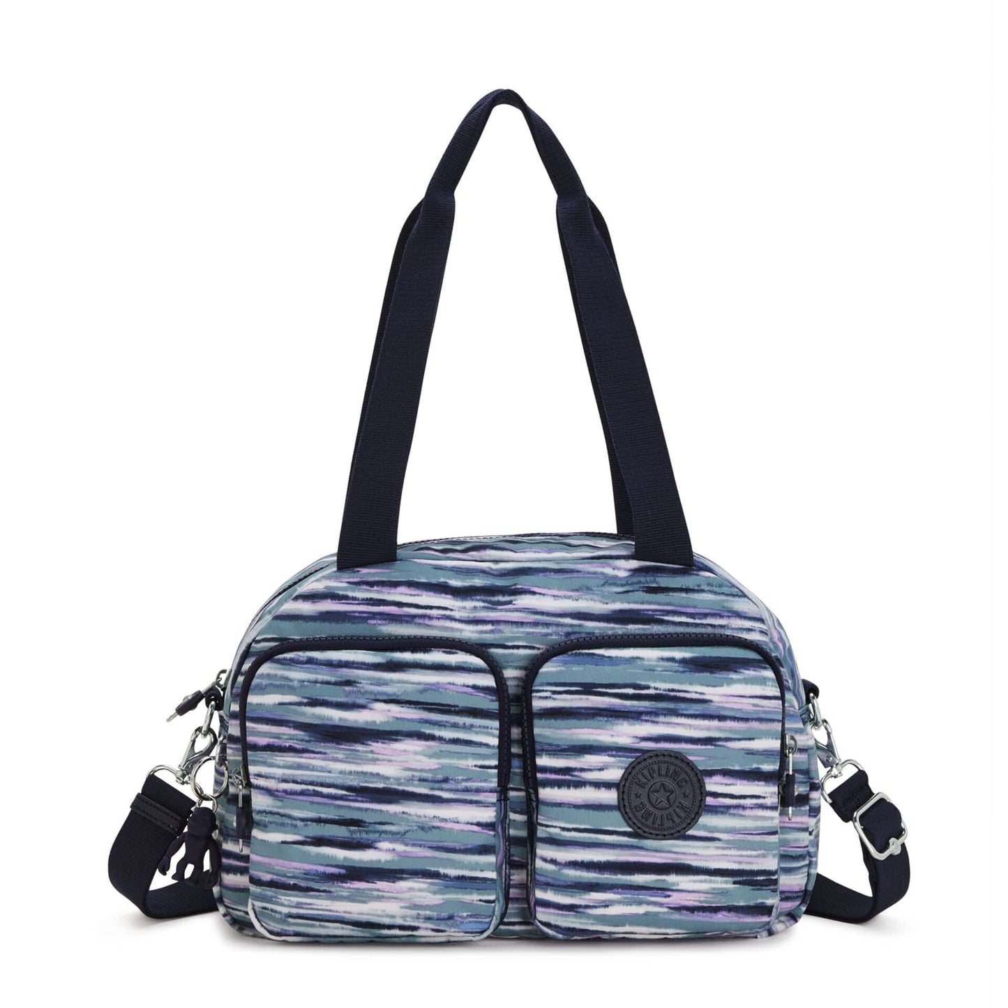 KIPLING-Cool Defea-Medium shoulderbag (with removable shoulderstrap)-Brush Stripes-I5479-W66