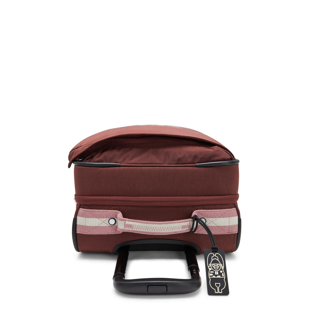 KIPLING-Spontaneous S-حقيبة سفر صغيرة بعجلات - لون الماهوجني Bl-I5508-Z00