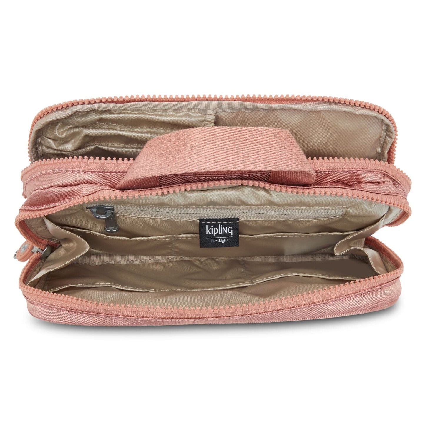 KIPLING-JACONITA-حقيبة أدوات الزينة متوسطة الحجم-DT Warm Rose-I5542-Z03