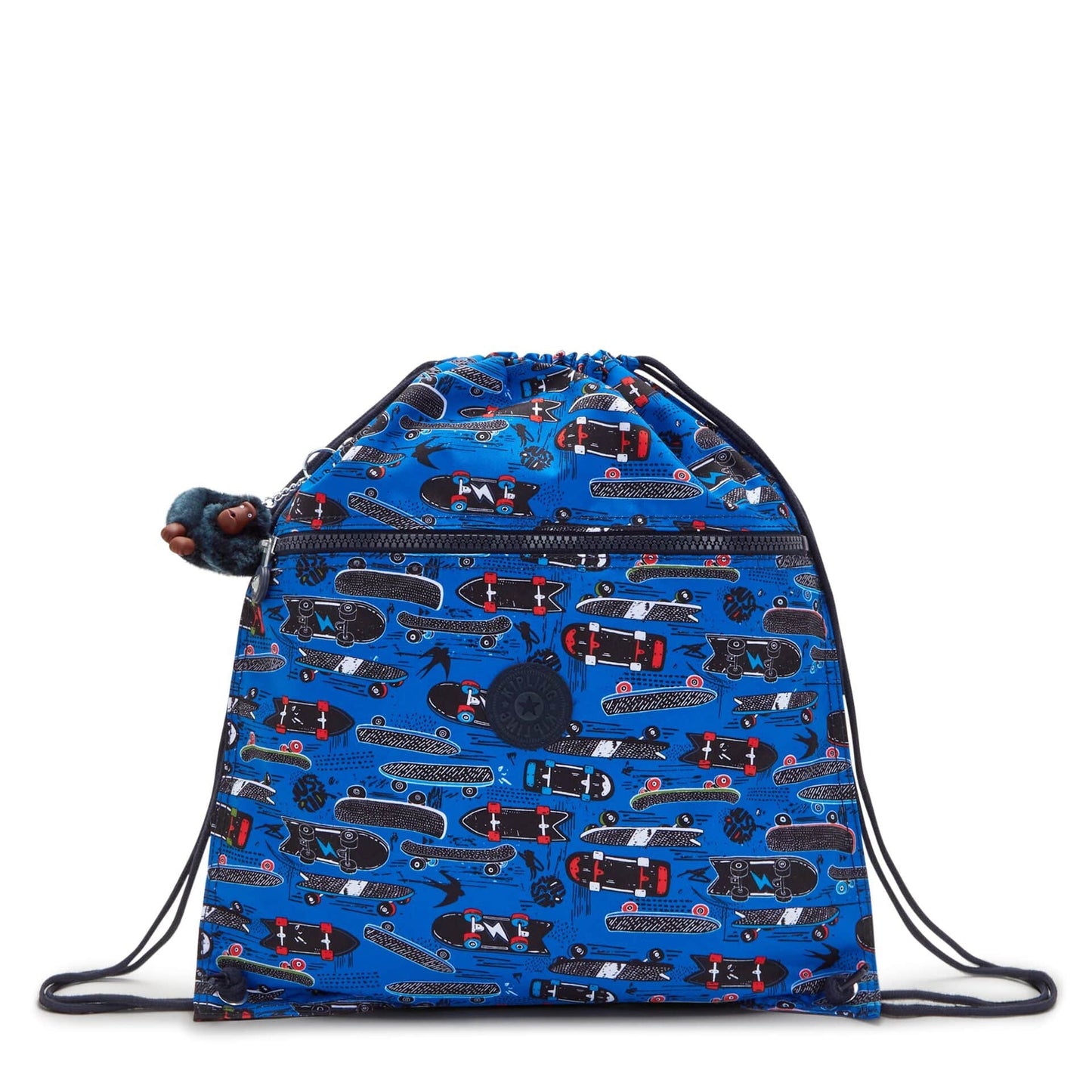 KIPLING-Supertaboo-Medium backpack (with drawstring)-New Scate Prt S-I5637-Y35