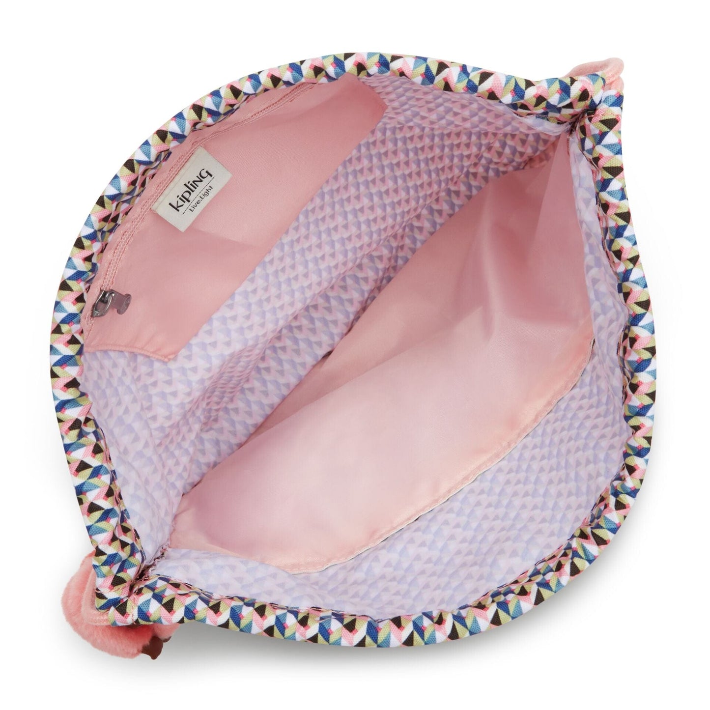 KIPLING-Supertaboo-حقيبة ظهر متوسطة الحجم (بسلك سحب)-Girly Geo-I5637-Z84