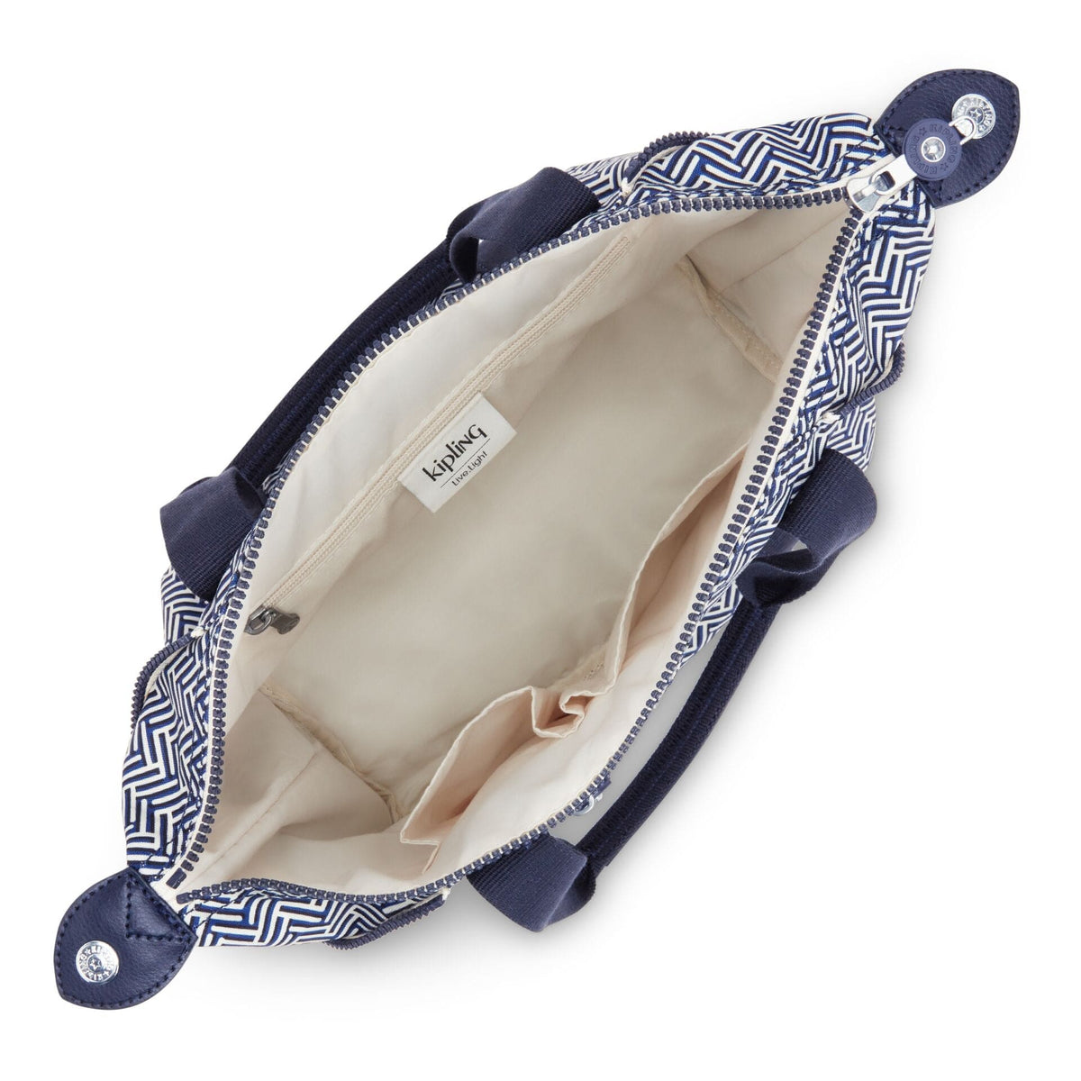 KIPLING-Art Mini-حقيبة يد صغيرة (بحزام كتف قابل للإزالة)-Urban Chevron-I5656-V44