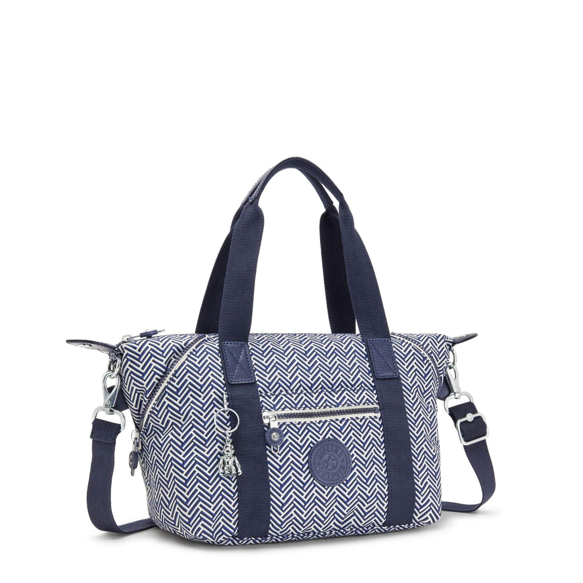 KIPLING-Art Mini-حقيبة يد صغيرة (بحزام كتف قابل للإزالة)-Urban Chevron-I5656-V44